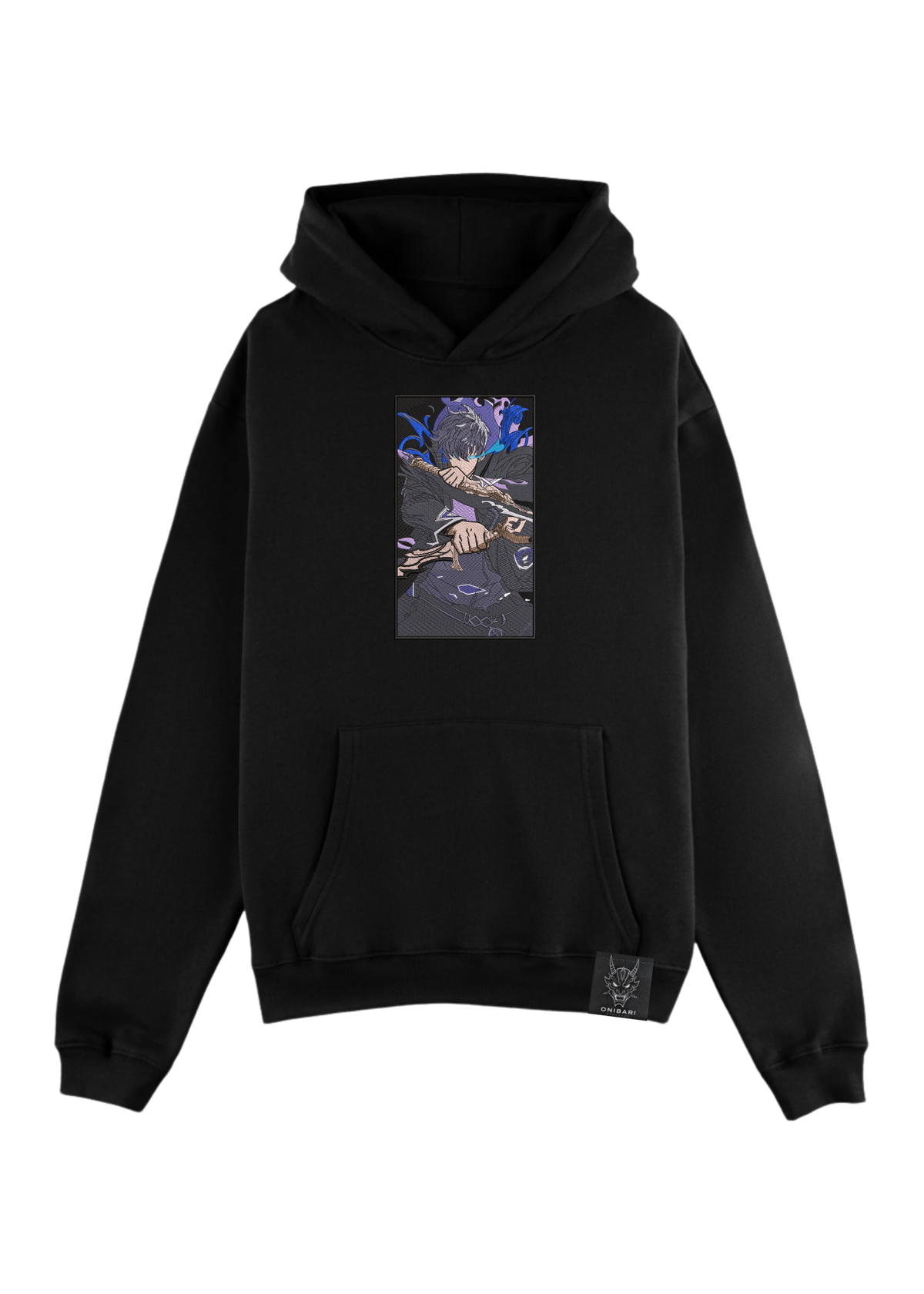 Hoodie Solo Leveling Sung Jin Woo Rectángulo