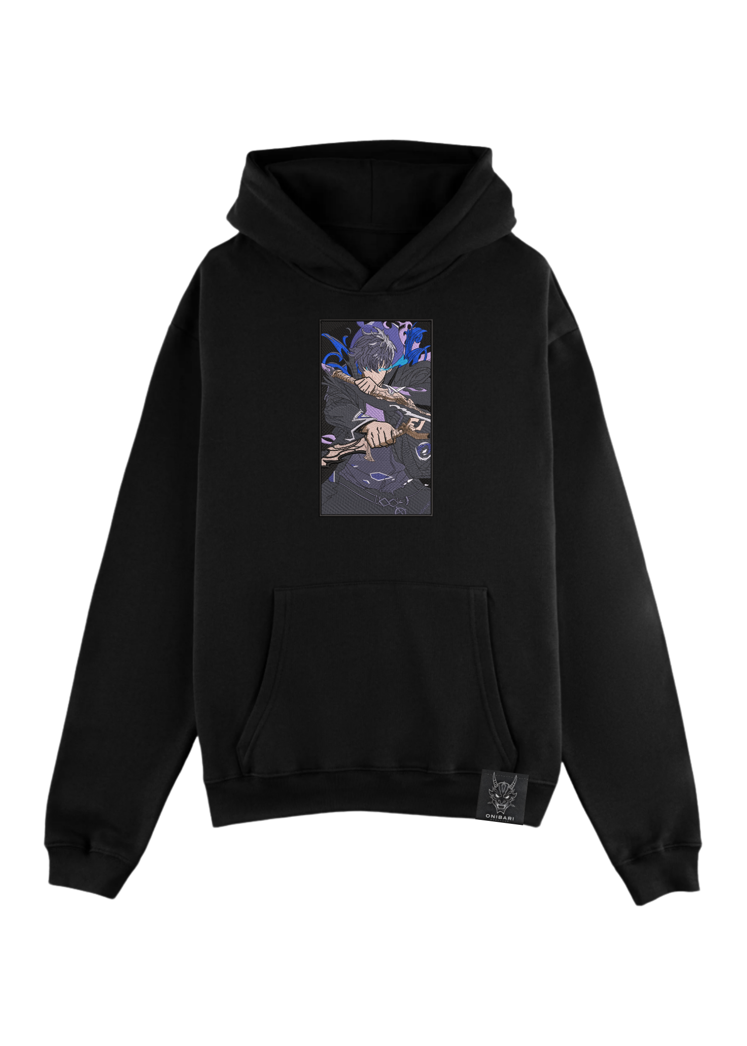 Hoodie Solo Leveling Sung Jin Woo Rectángulo