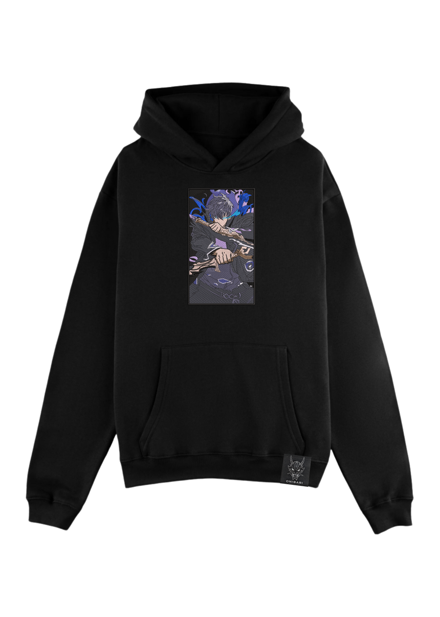 Hoodie Solo Leveling Sung Jin Woo Rectángulo