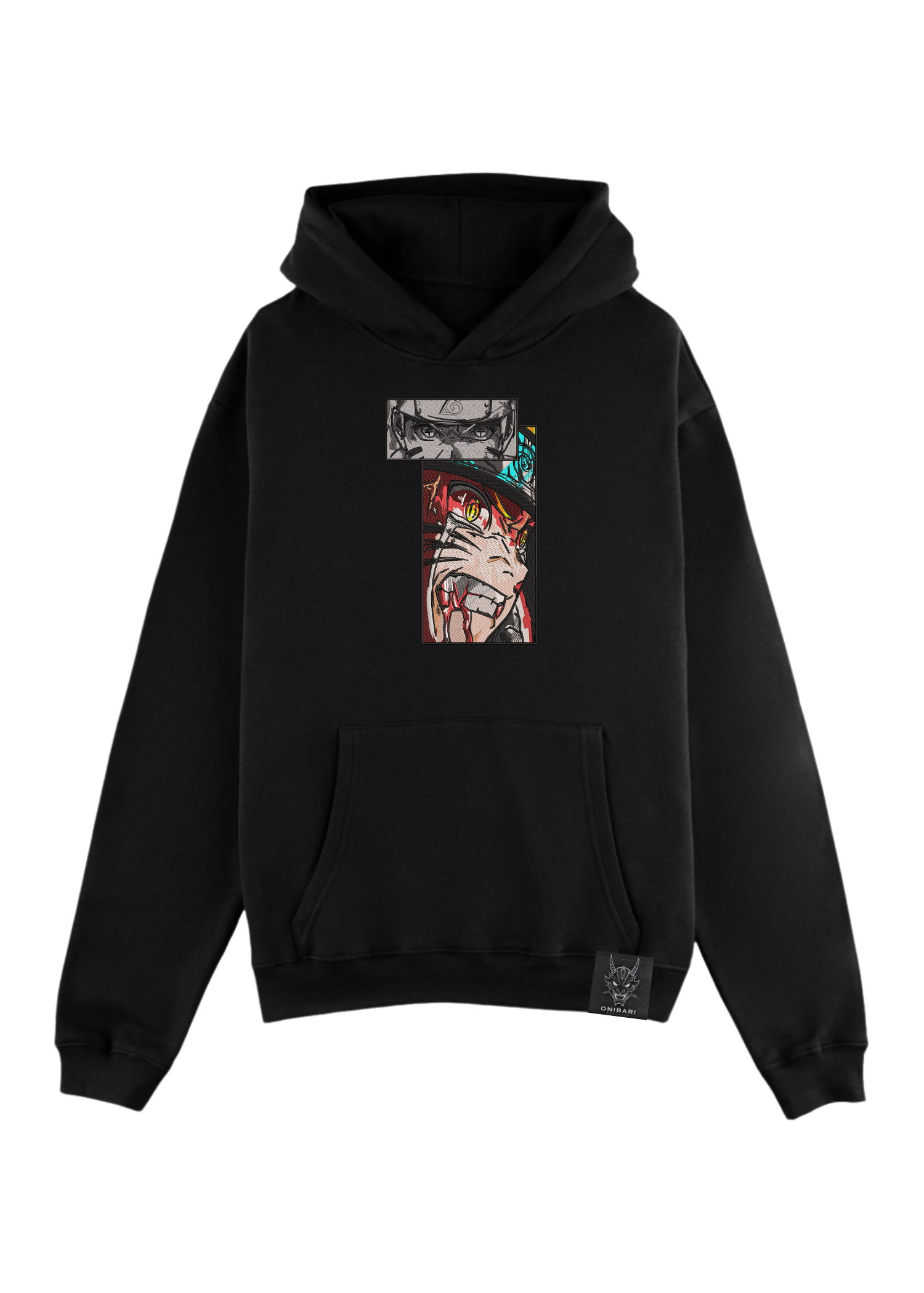 Hoodie Naruto Recuadros