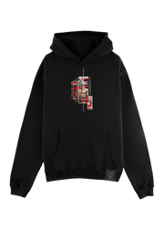 Hoodie Goku Ultra Instinto Recuadros