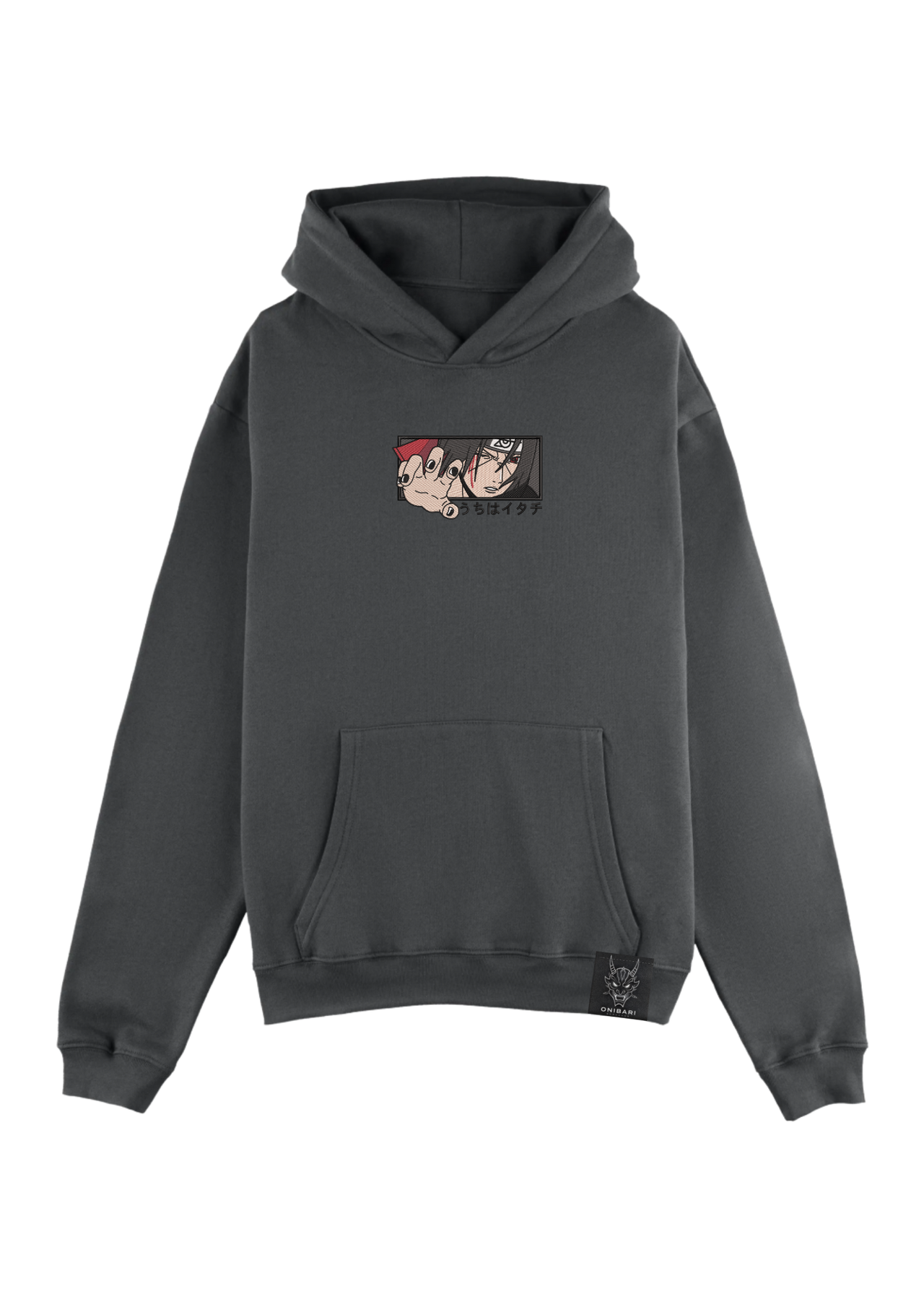 Hoodie Itachi Uchiha Amaterasu Recuadro