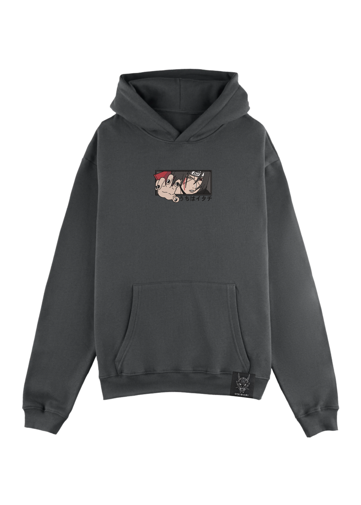 Hoodie Itachi Uchiha Amaterasu Recuadro