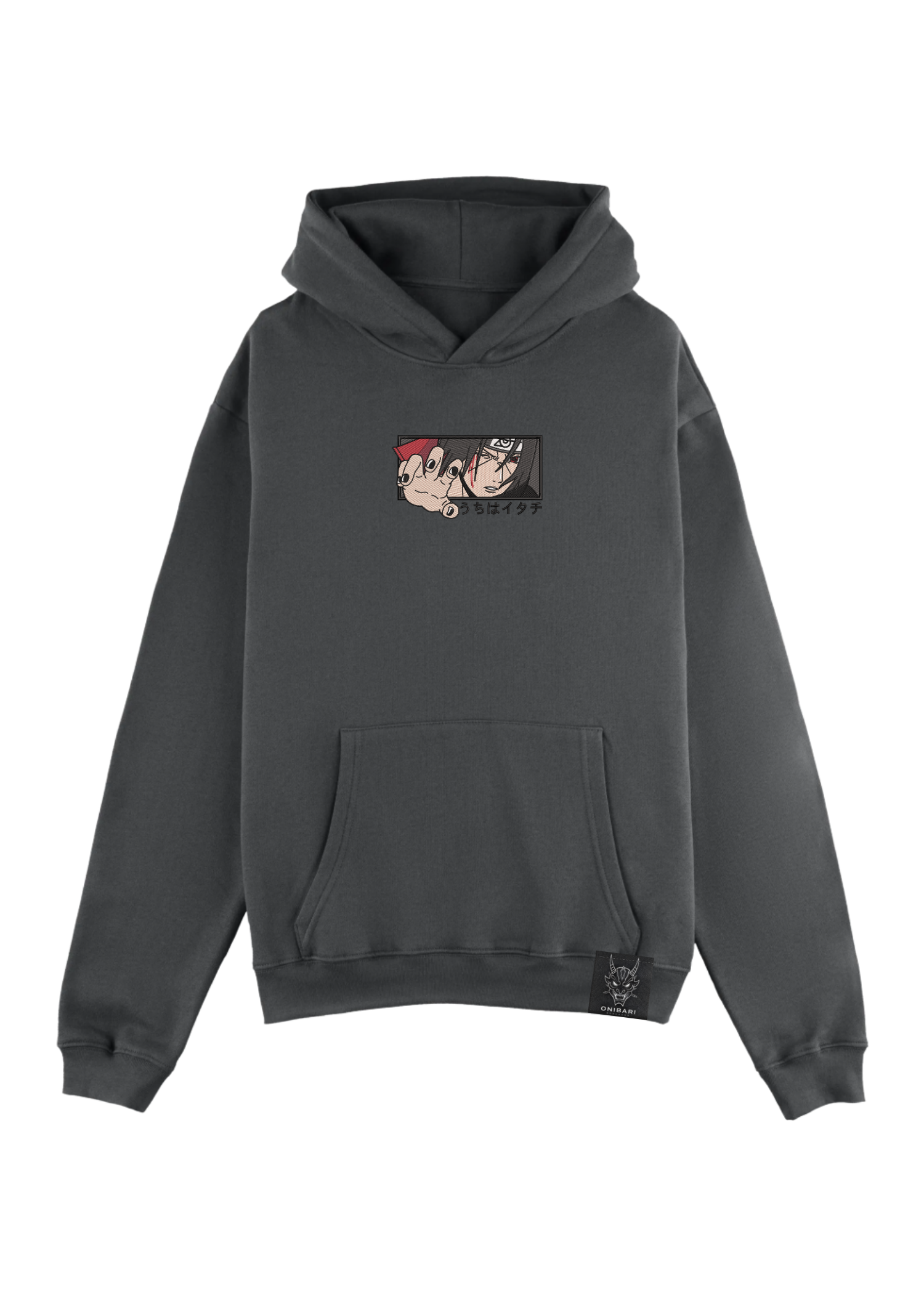 Hoodie Itachi Uchiha Amaterasu Recuadro