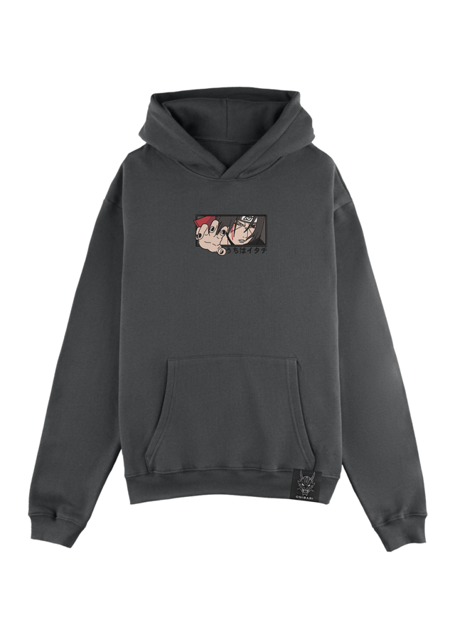Hoodie Itachi Uchiha Amaterasu Recuadro