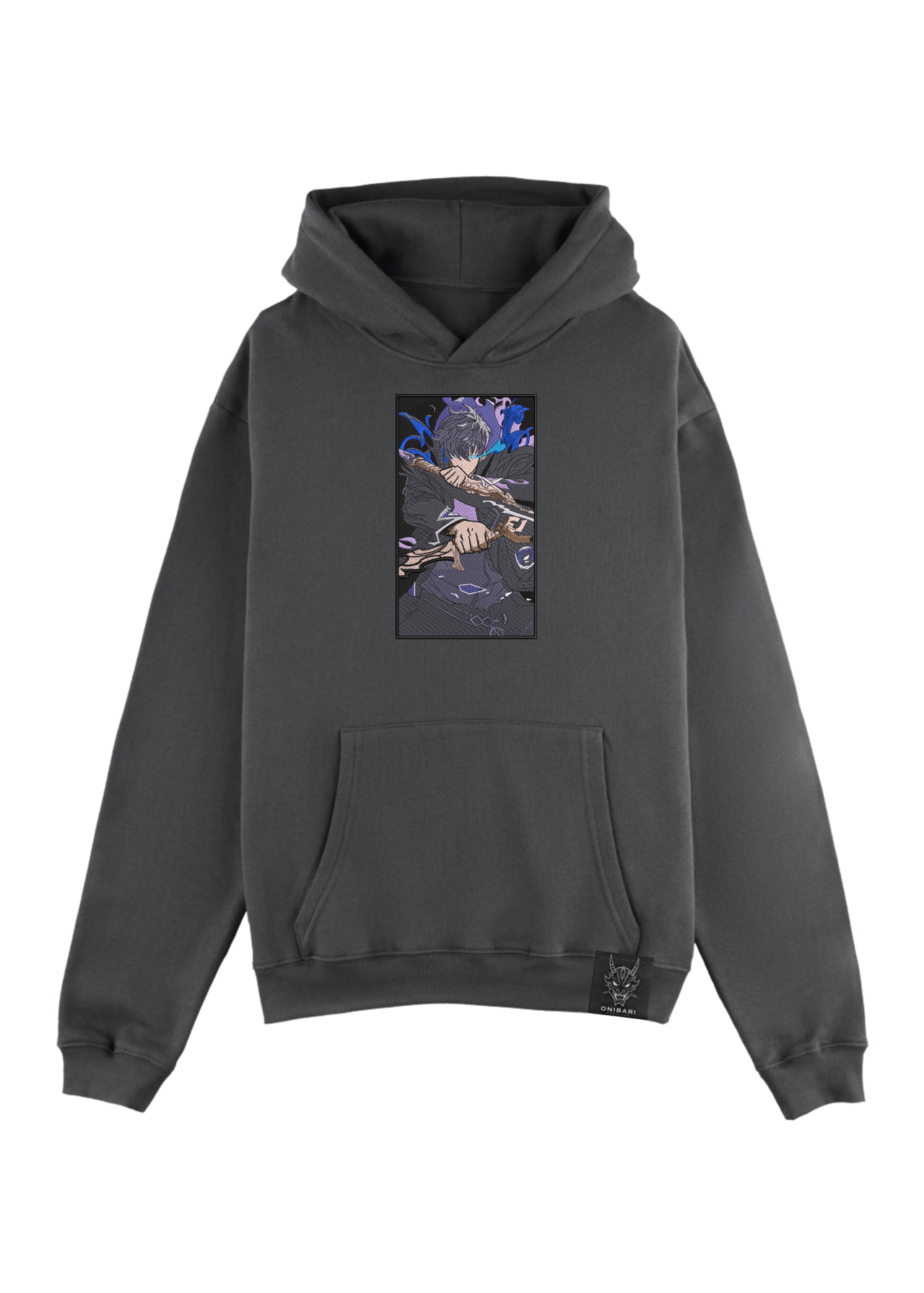 Hoodie Solo Leveling Sung Jin Woo Rectángulo