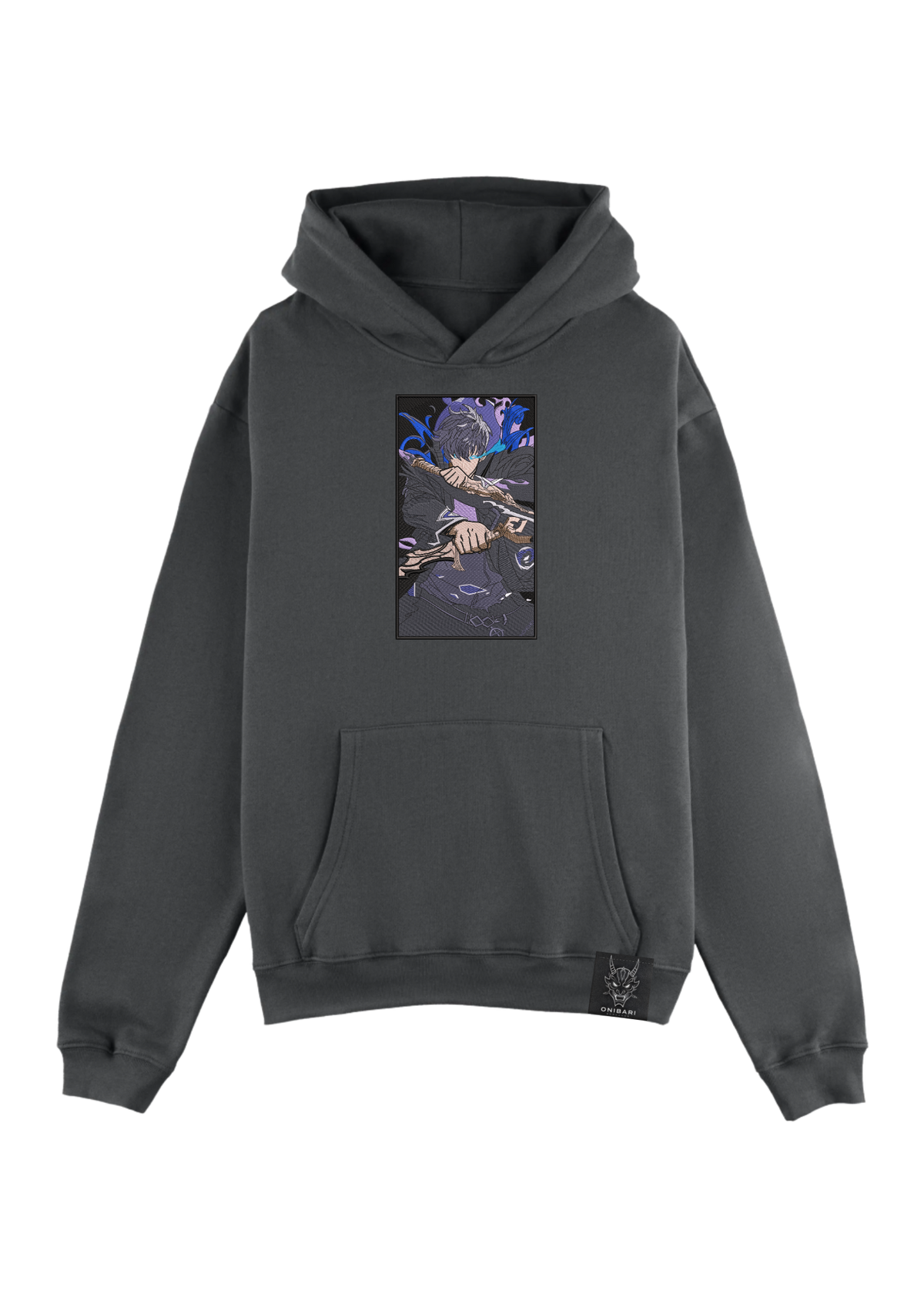 Hoodie Solo Leveling Sung Jin Woo Rectángulo