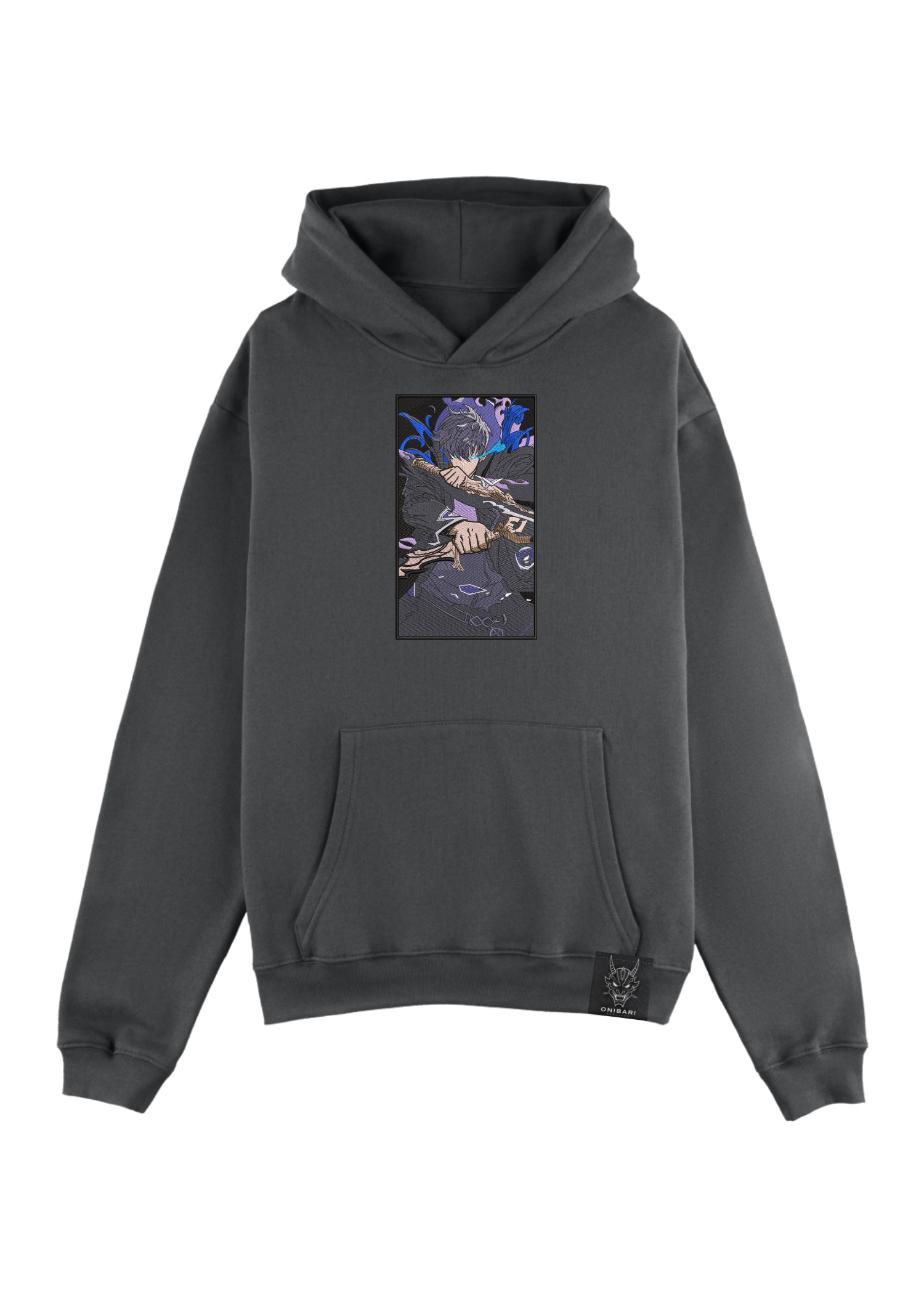 Hoodie Solo Leveling Sung Jin Woo Rectángulo