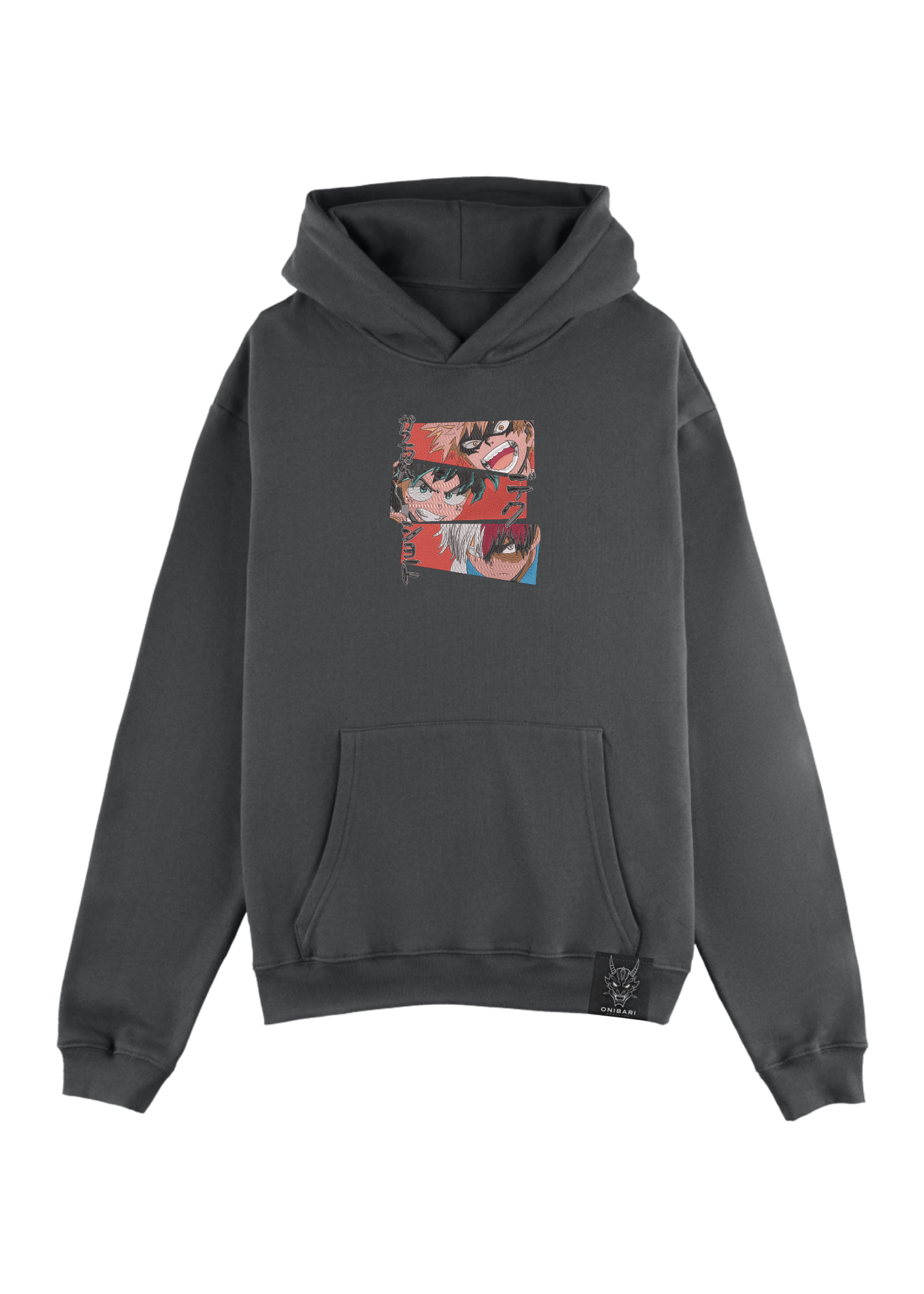 Hoodie Midoriya, Bakugo & Todoroki