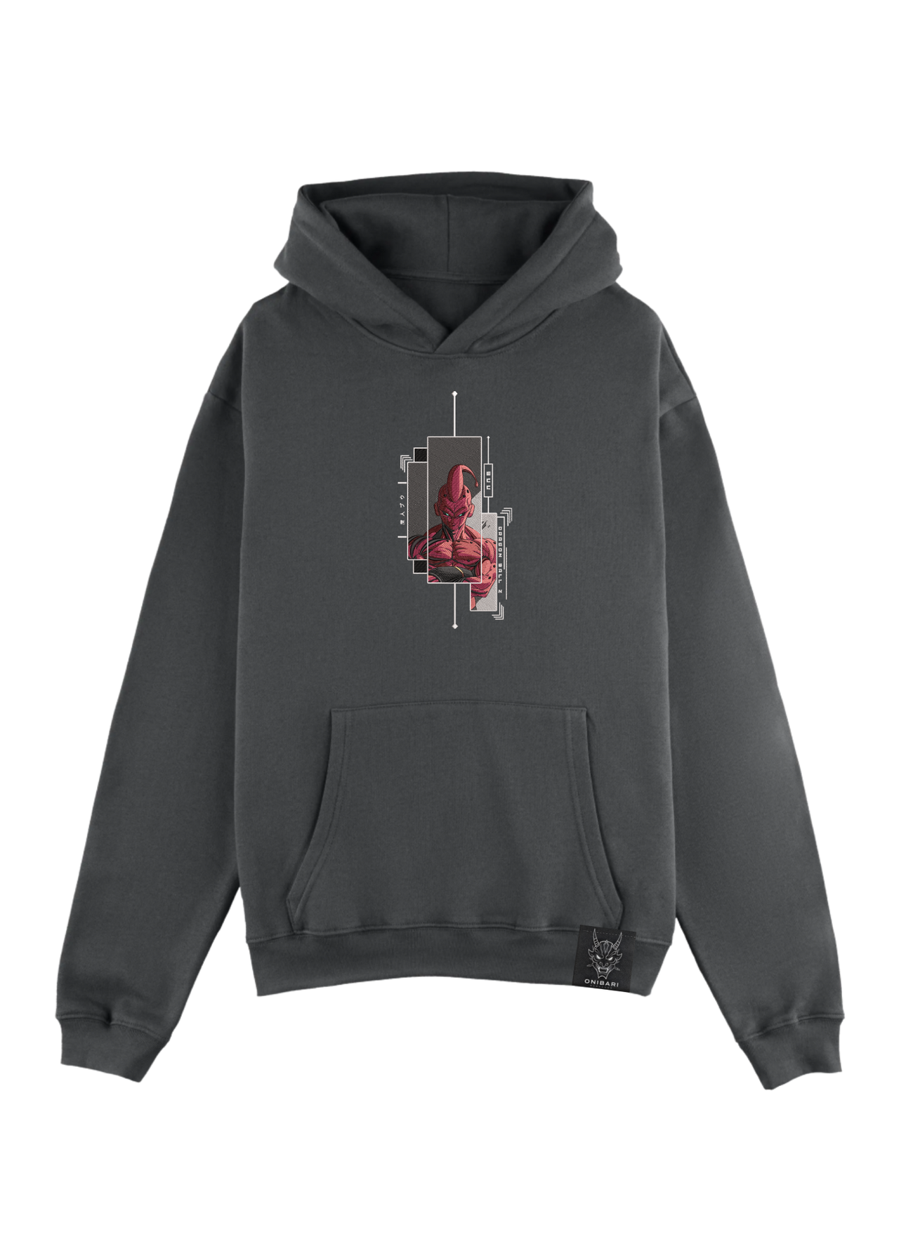 Hoodie Majin Buu Recuadros