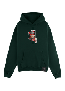 Hoodie Goku Ultra Instinto Recuadros