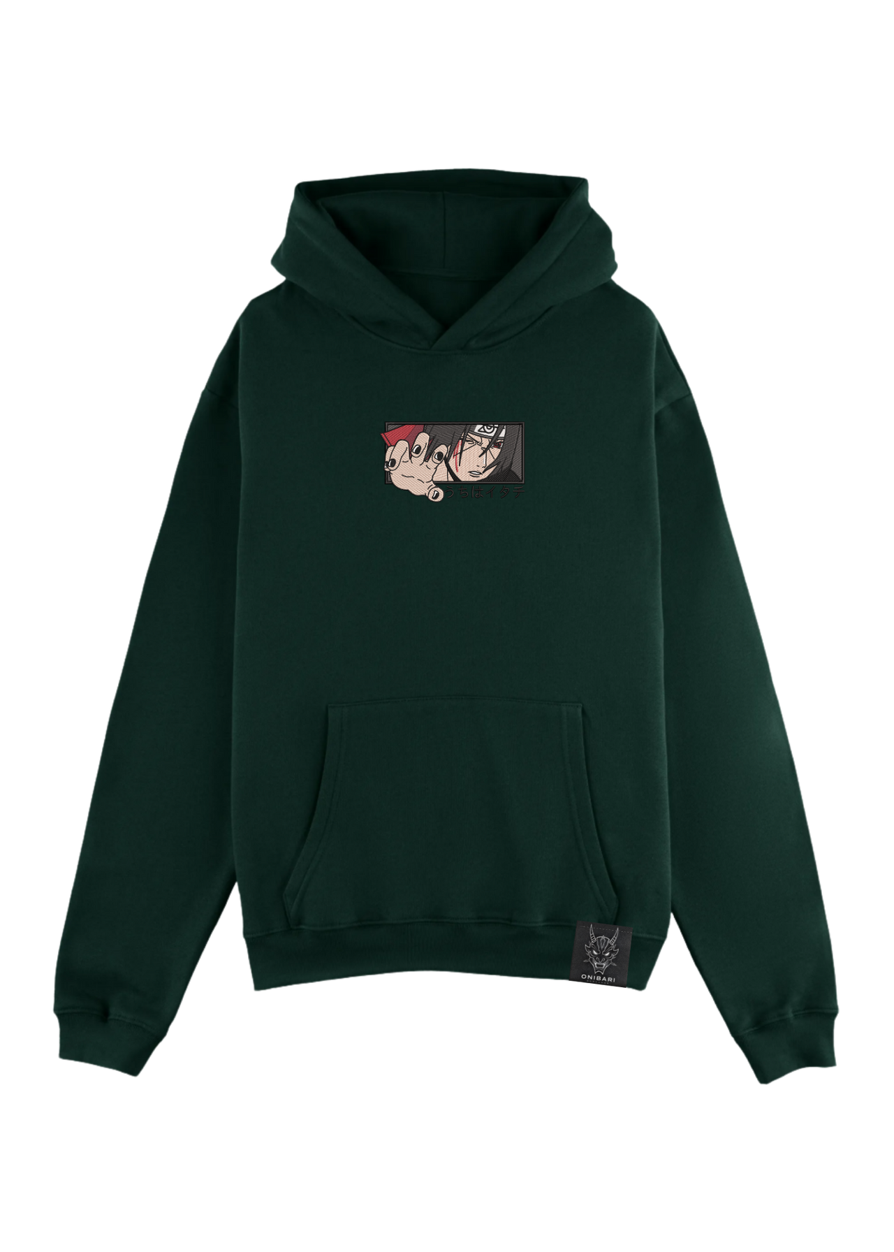 Hoodie Itachi Uchiha Amaterasu Recuadro