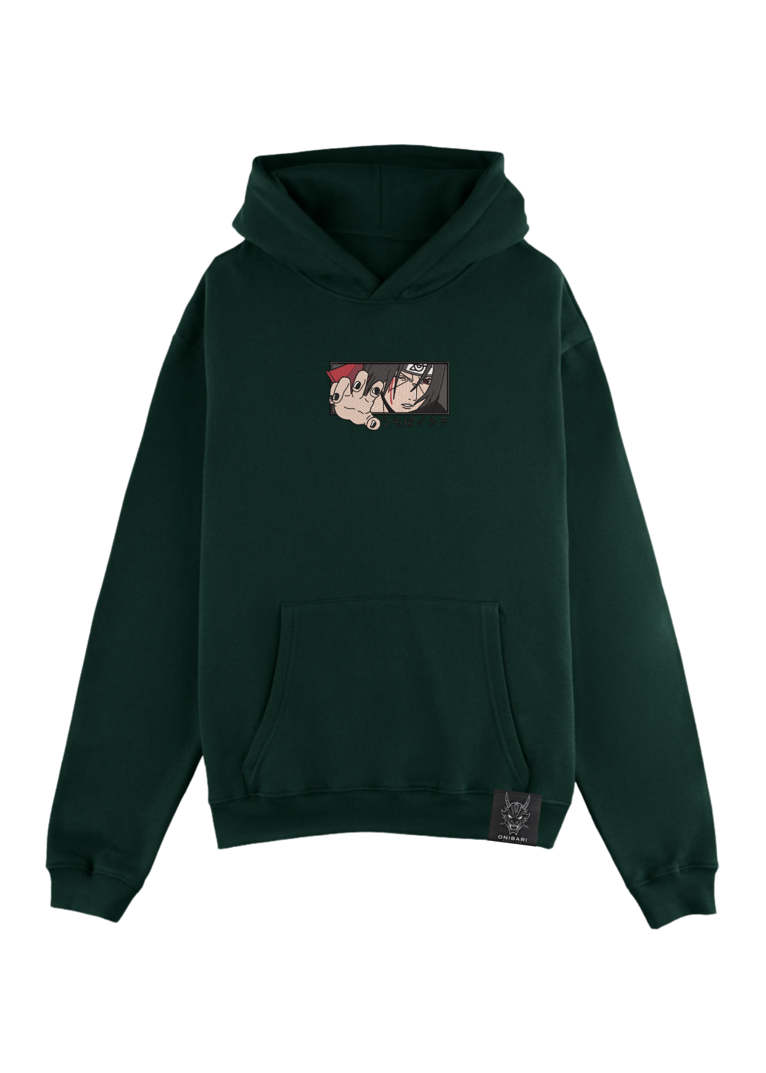 Hoodie Itachi Uchiha Amaterasu Recuadro