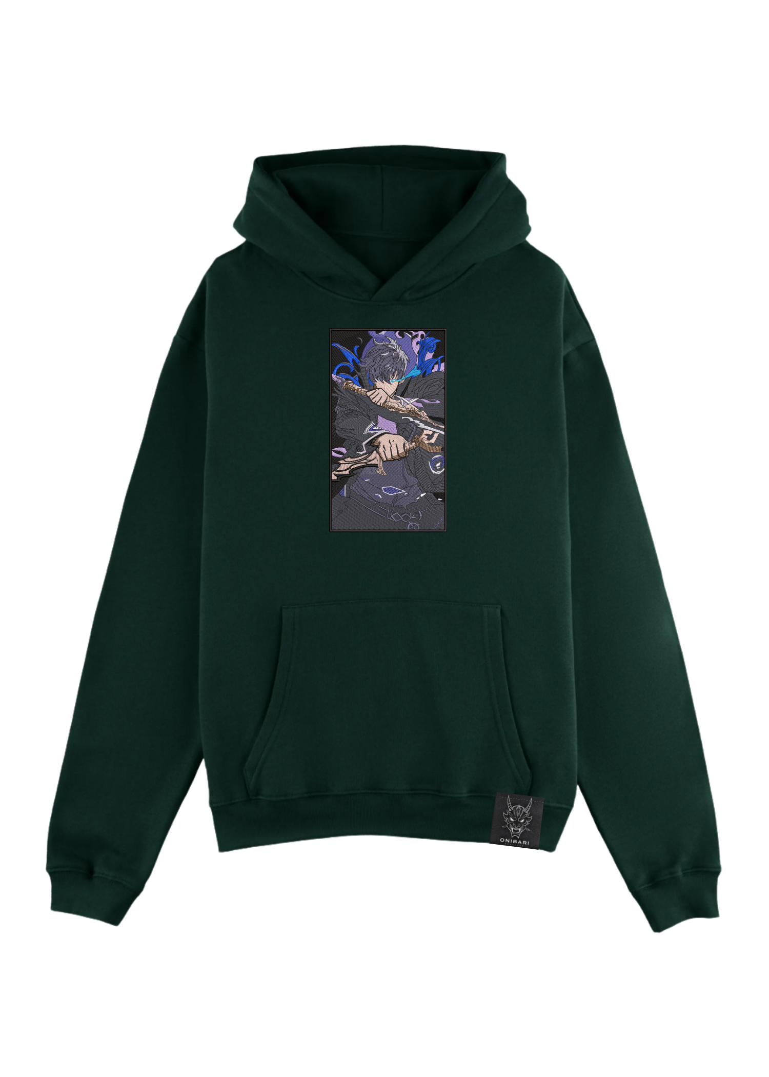 Hoodie Solo Leveling Sung Jin Woo Rectángulo