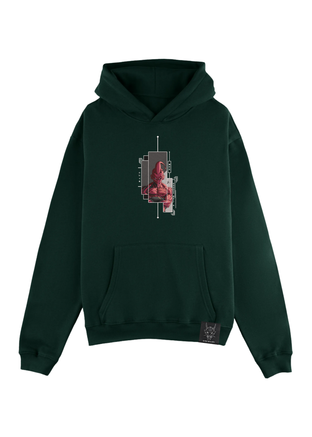 Hoodie Majin Buu Recuadros