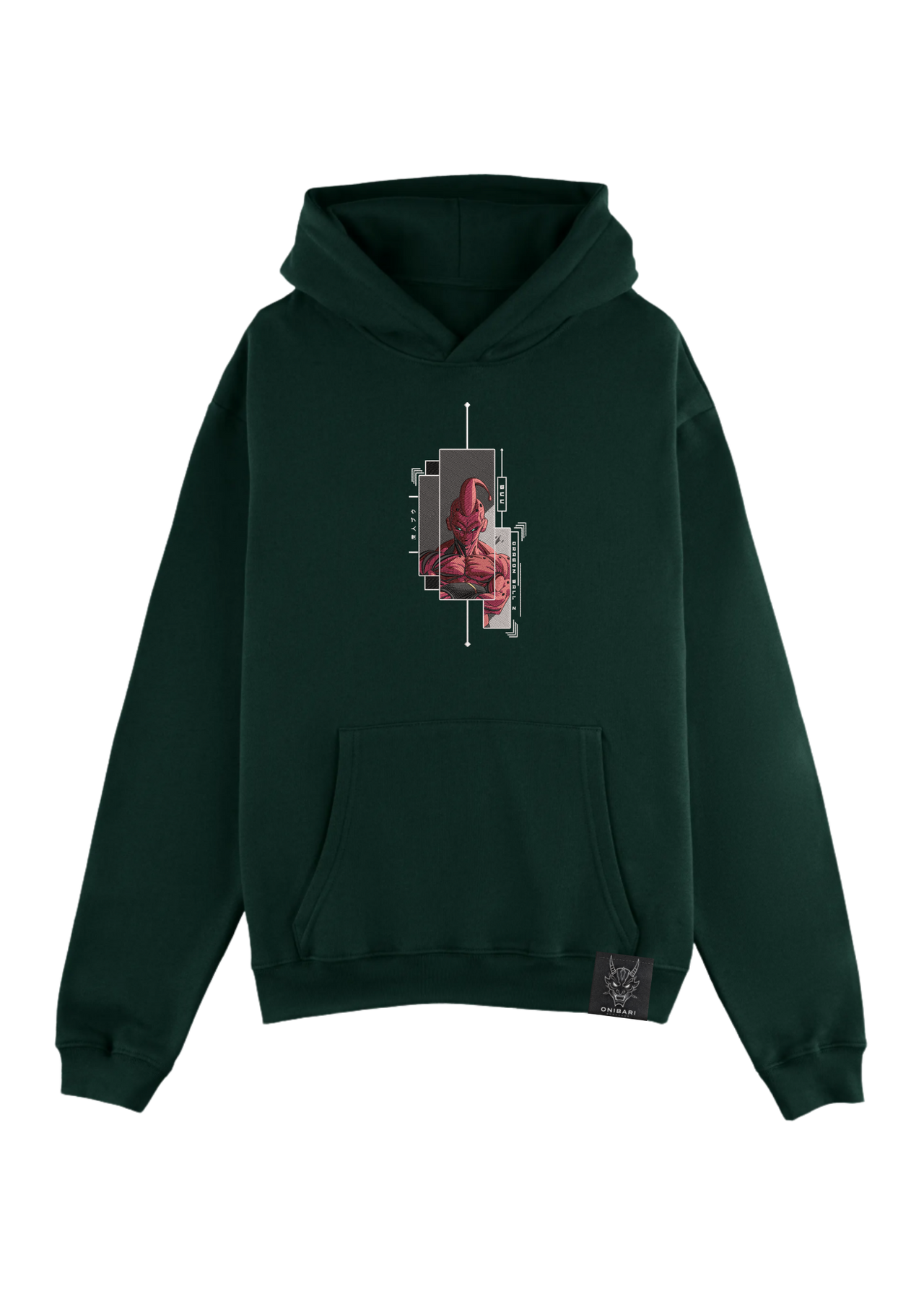 Hoodie Majin Buu Recuadros