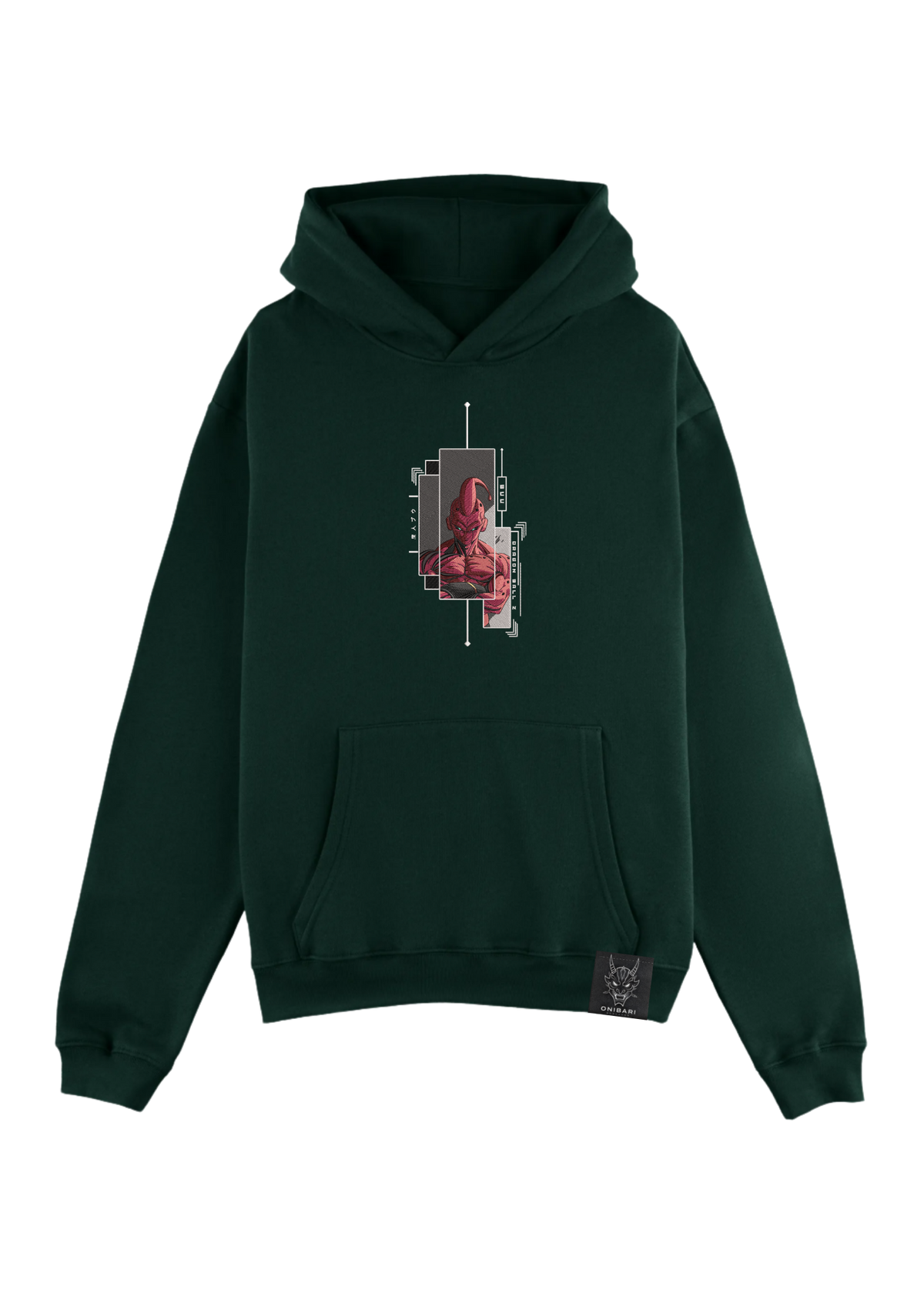 Hoodie Majin Buu Recuadros