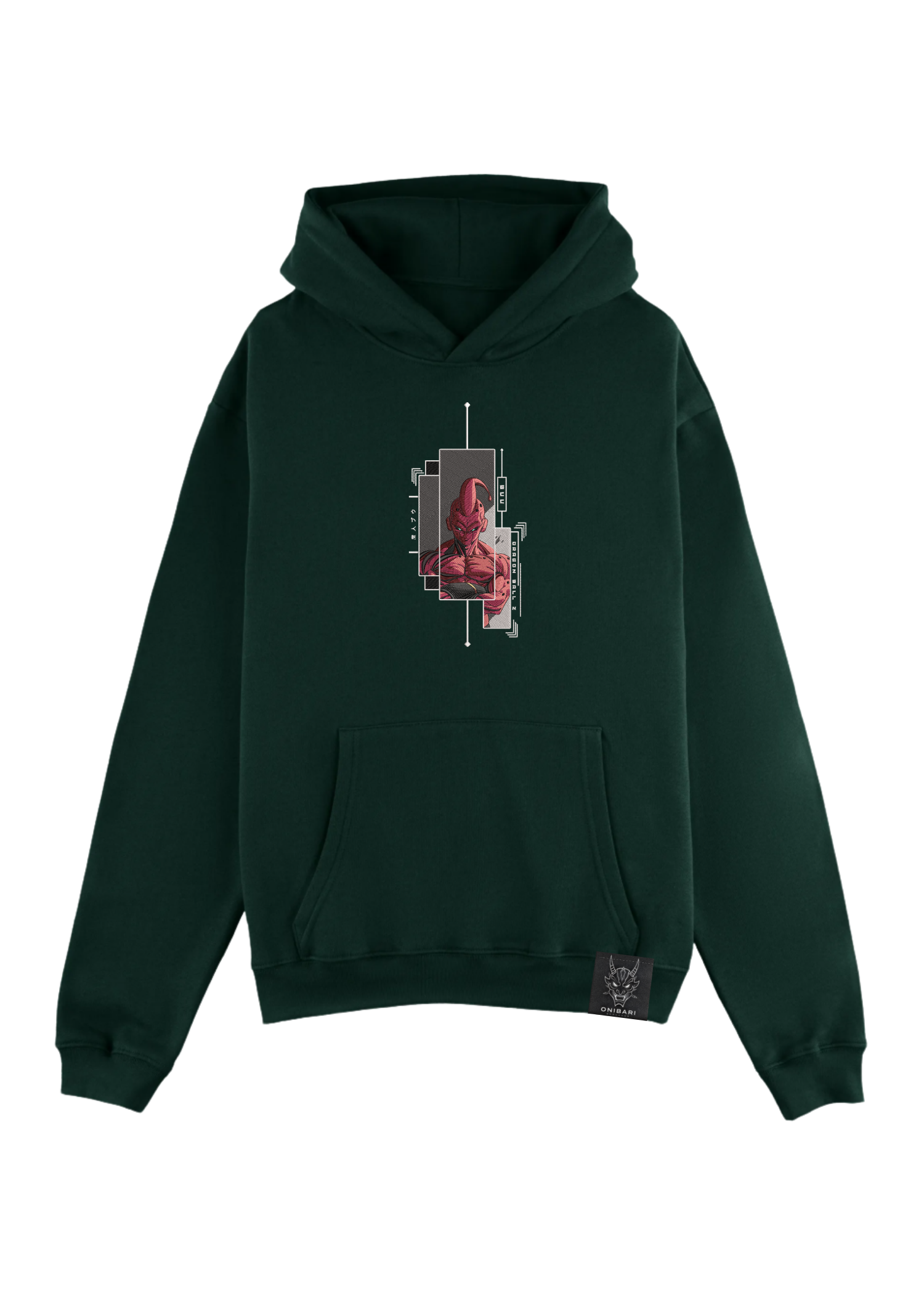 Hoodie Majin Buu Recuadros