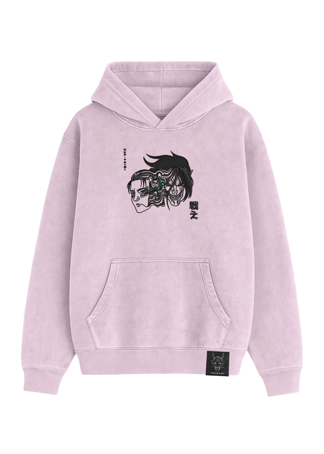 Hoodie Eren Yeager & Titán De Ataque