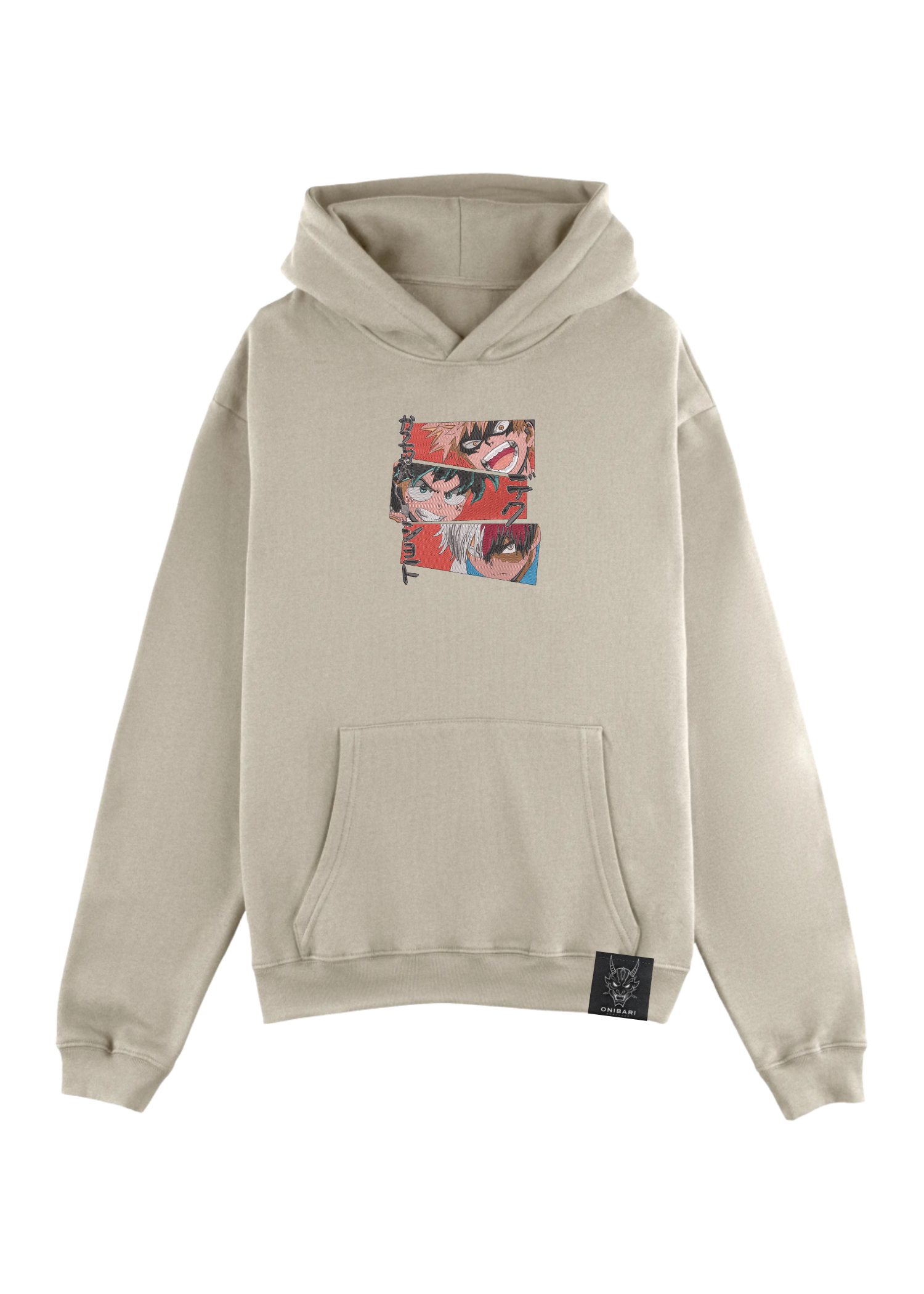 Hoodie Midoriya, Bakugo & Todoroki