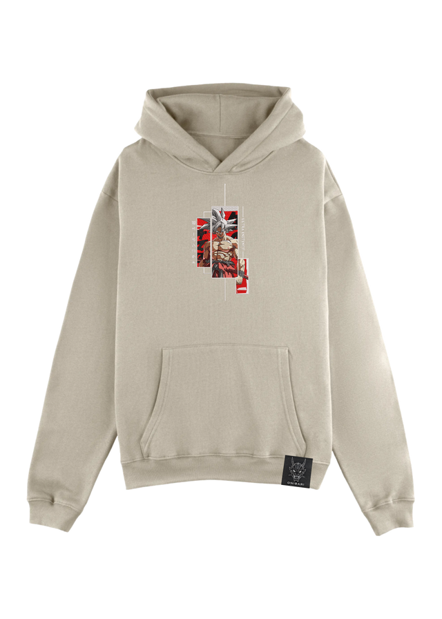 Hoodie Goku Ultra Instinto Recuadros