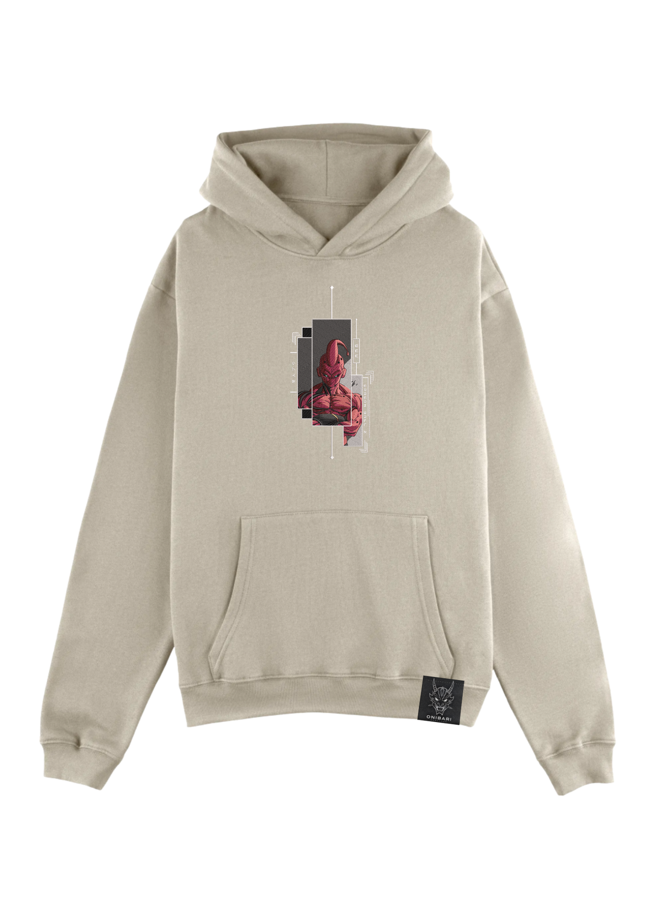 Hoodie Majin Buu Recuadros