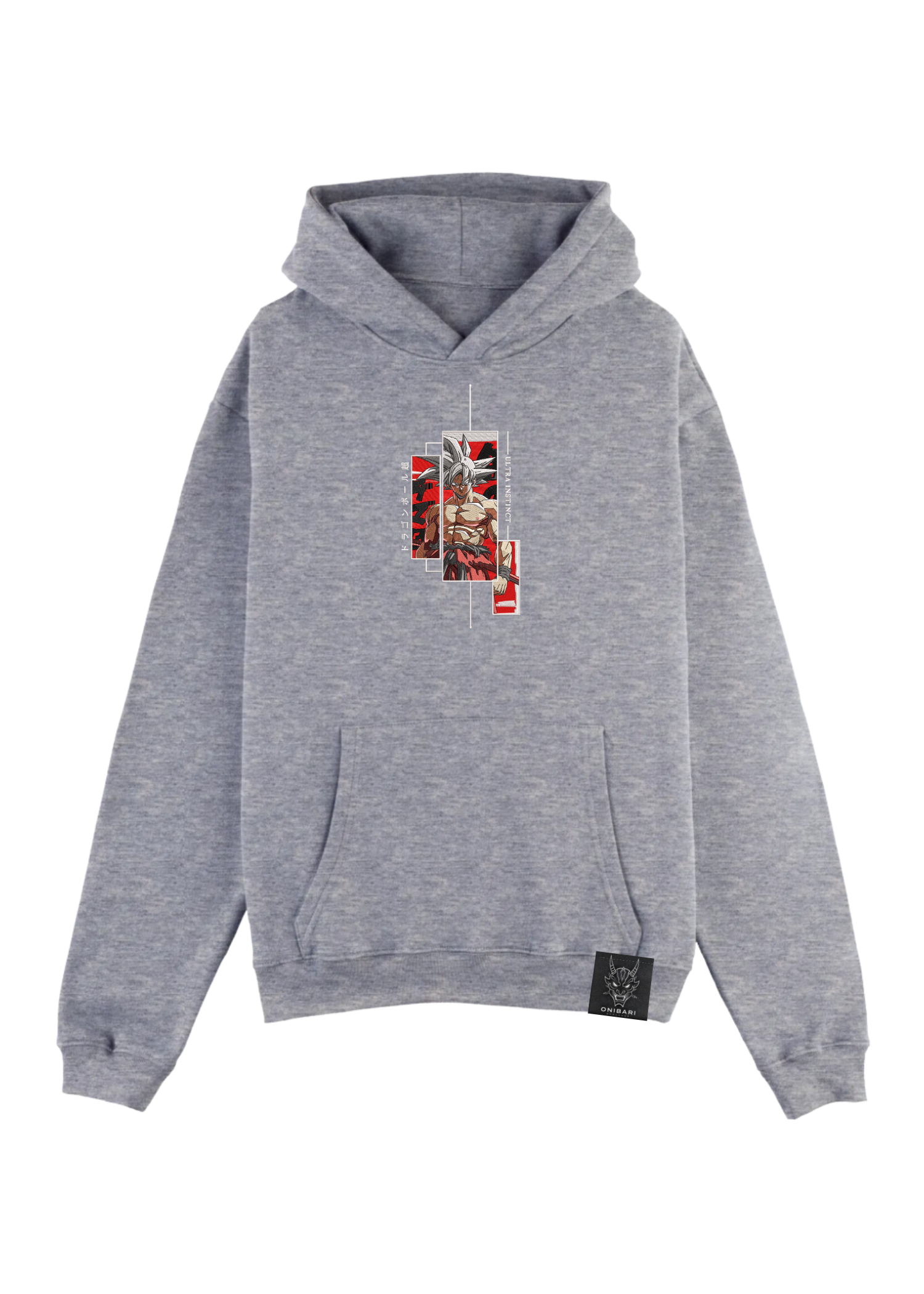 Hoodie Goku Ultra Instinto Recuadros