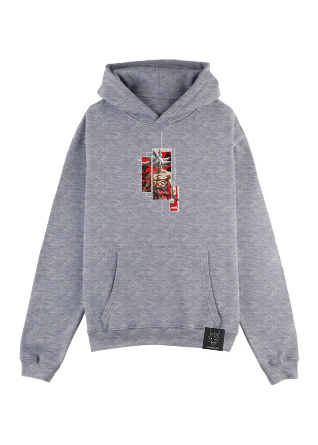 Hoodie Goku Ultra Instinto Recuadros