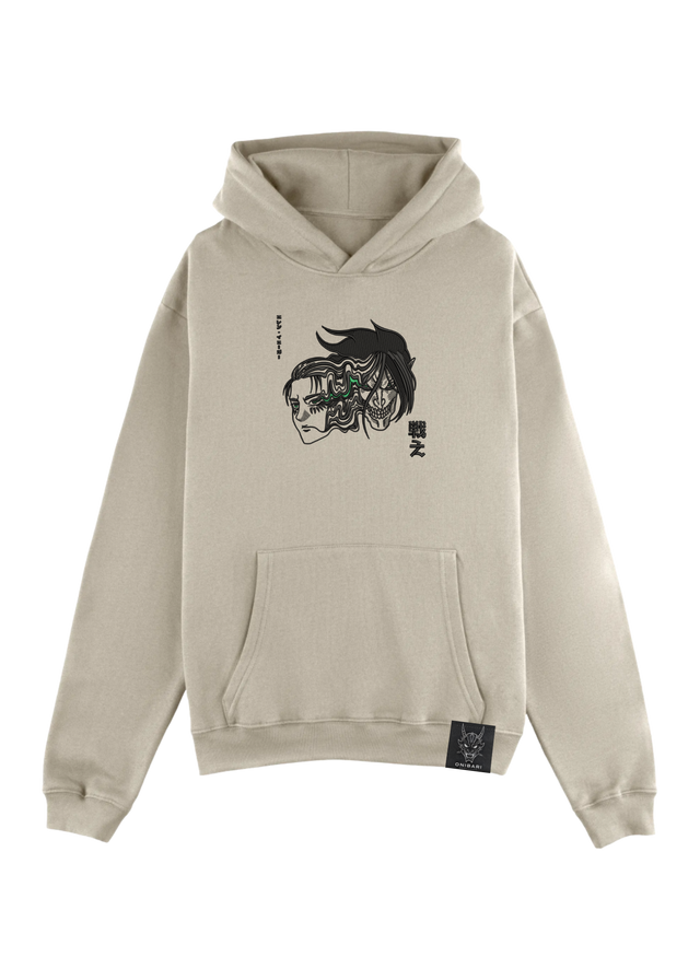 Hoodie Eren Yeager & Titán De Ataque
