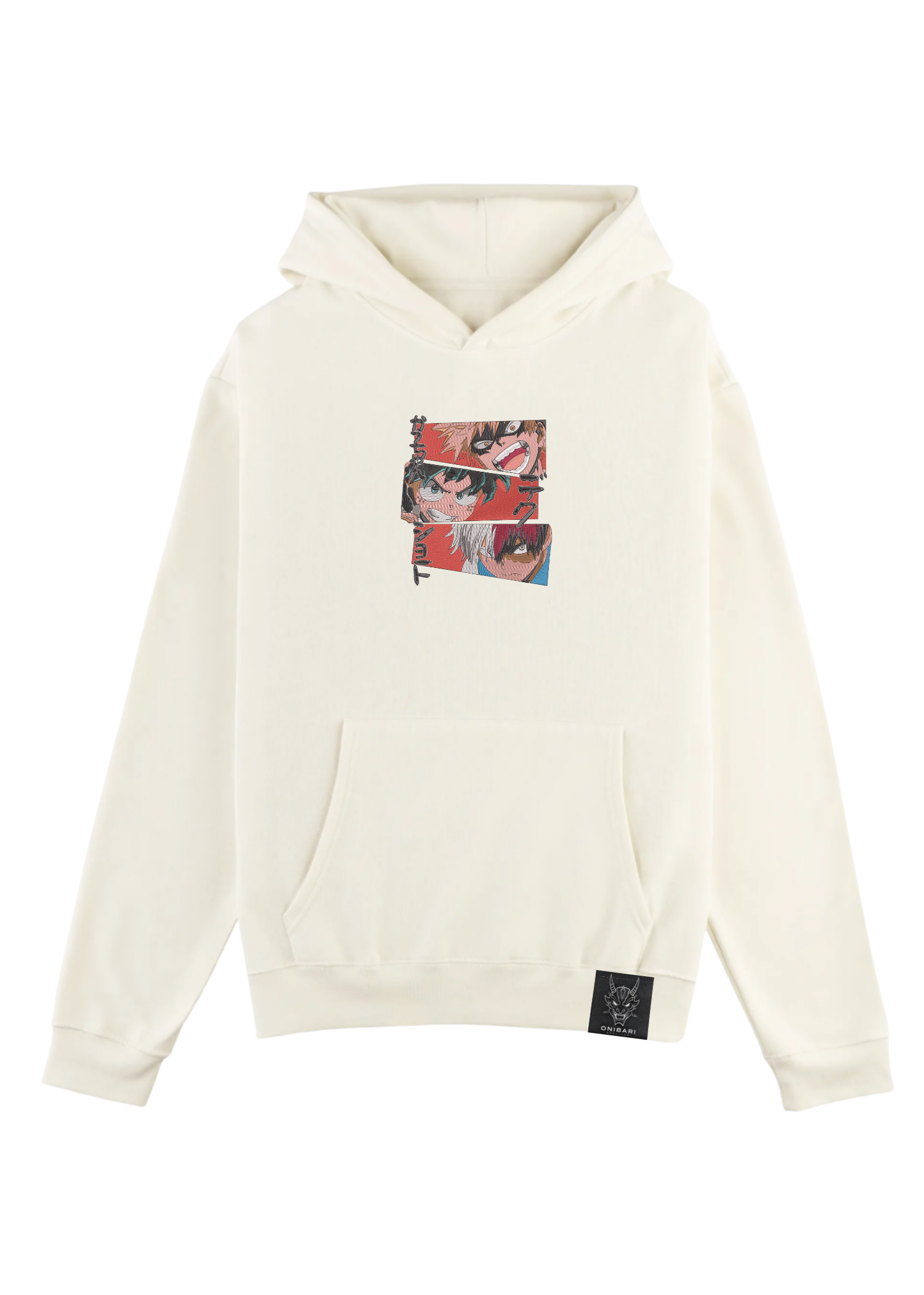 Hoodie Midoriya, Bakugo & Todoroki
