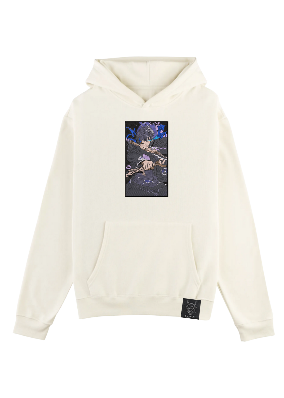 Hoodie Solo Leveling Sung Jin Woo Rectángulo