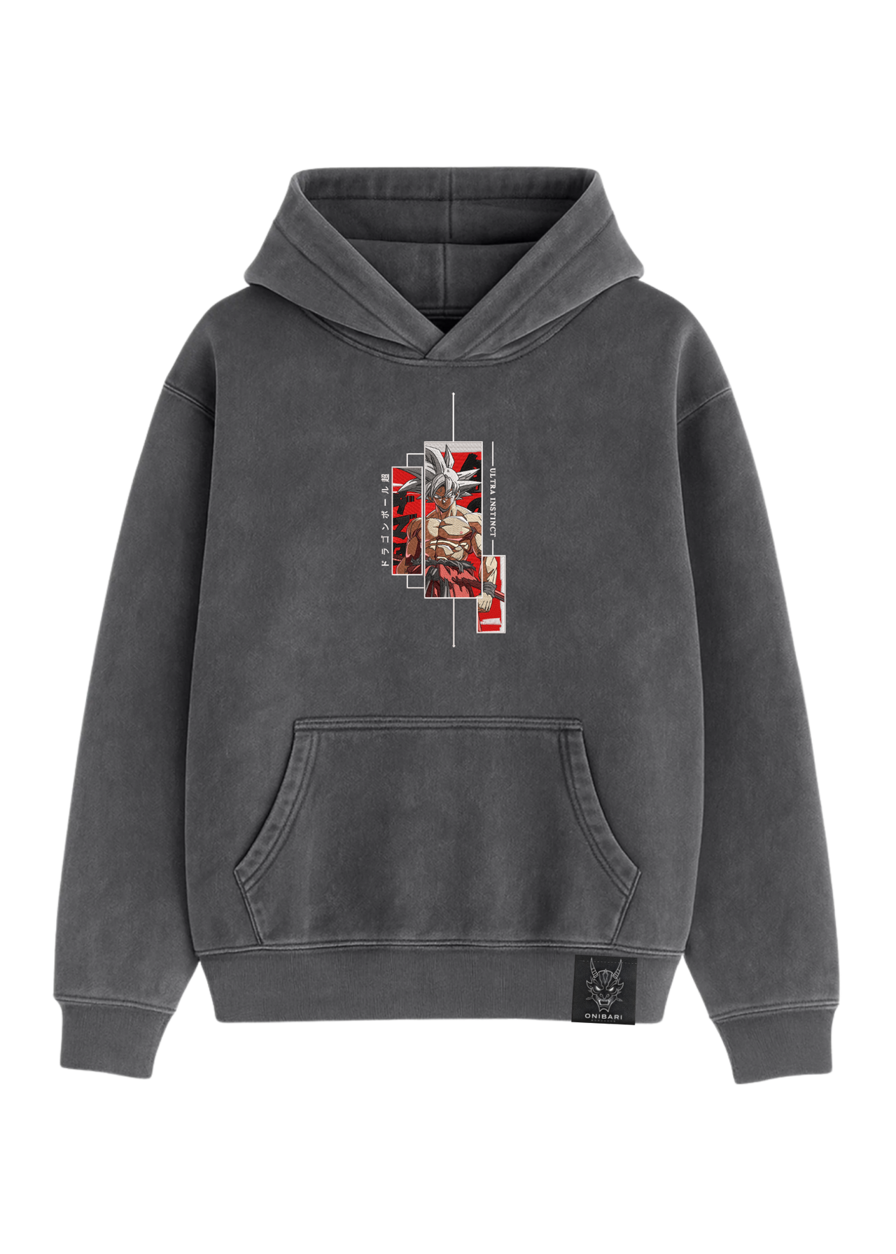 Hoodie Goku Ultra Instinto Recuadros