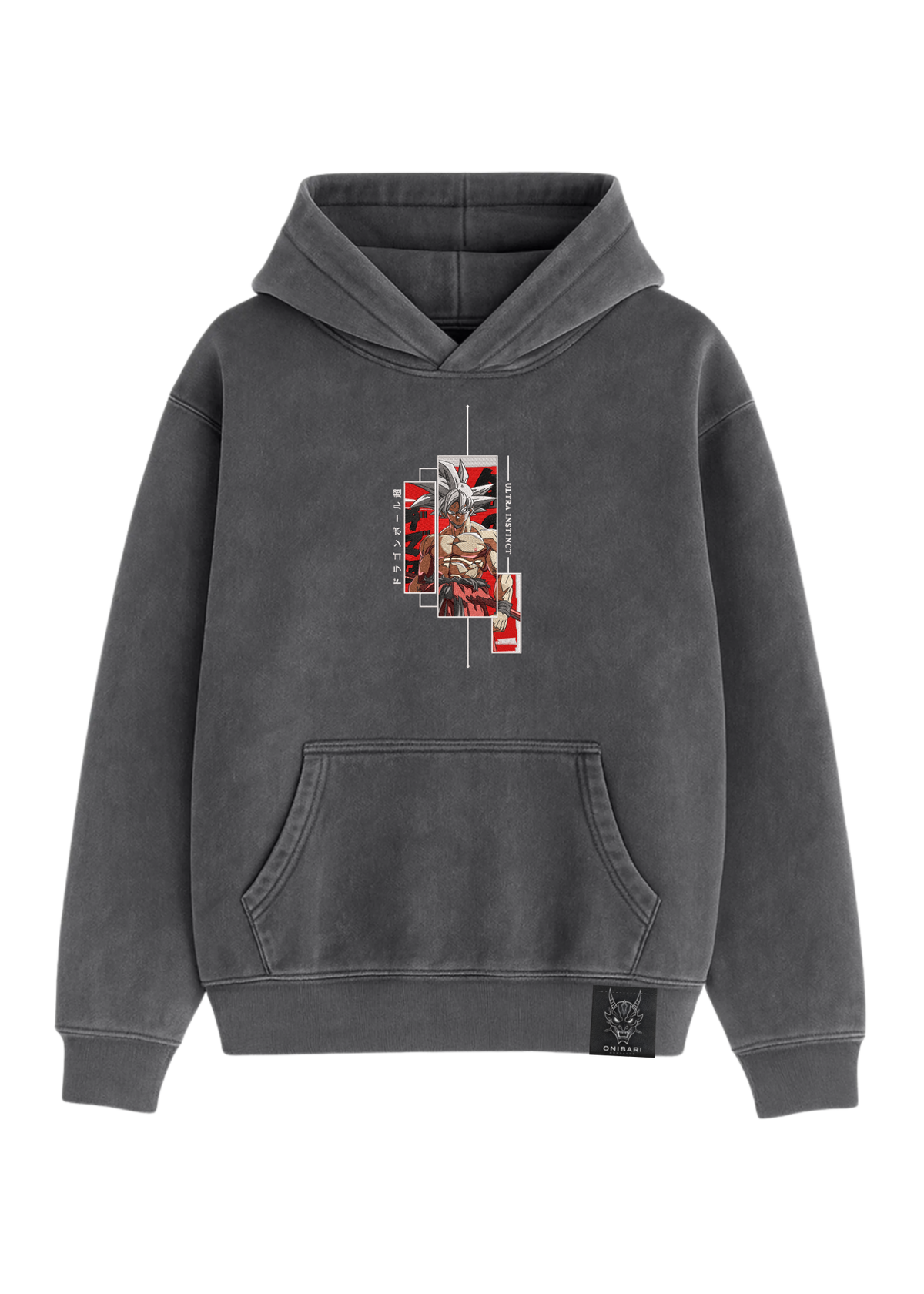 Hoodie Goku Ultra Instinto Recuadros