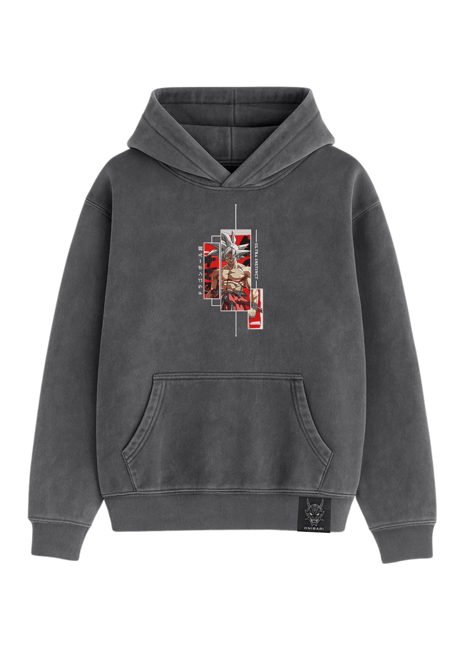Hoodie Goku Ultra Instinto Recuadros