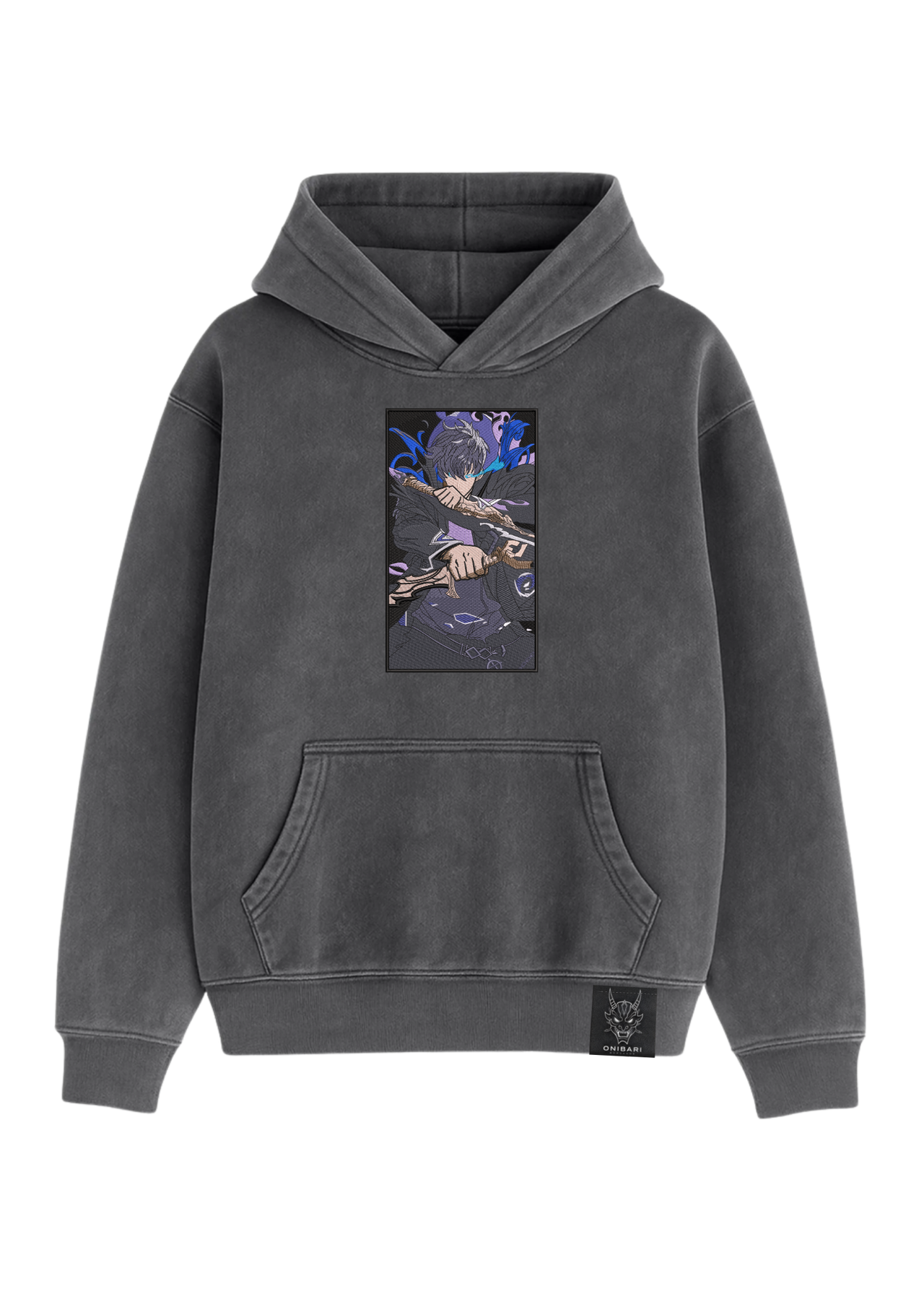 Hoodie Solo Leveling Sung Jin Woo Rectángulo