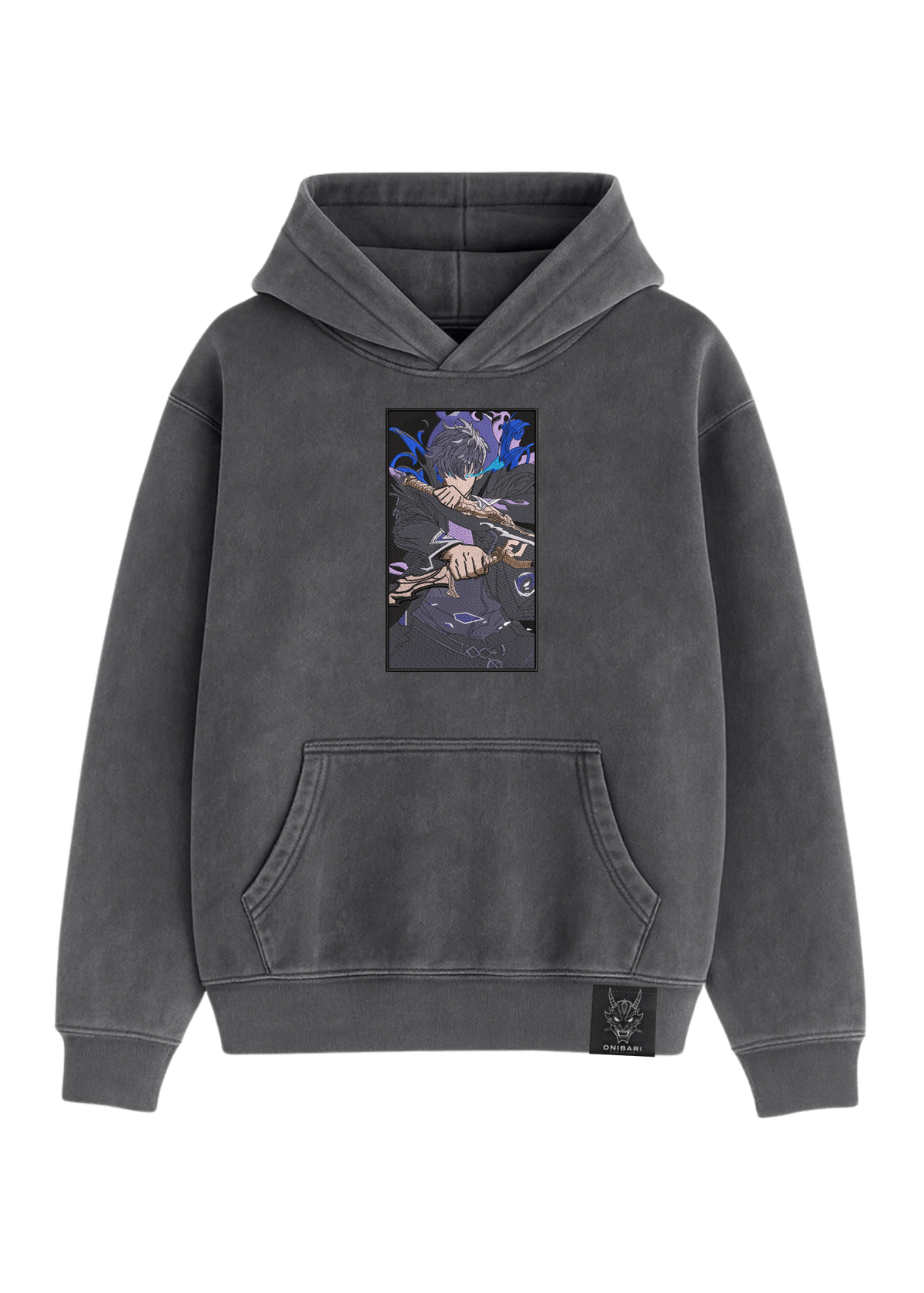 Hoodie Solo Leveling Sung Jin Woo Rectángulo