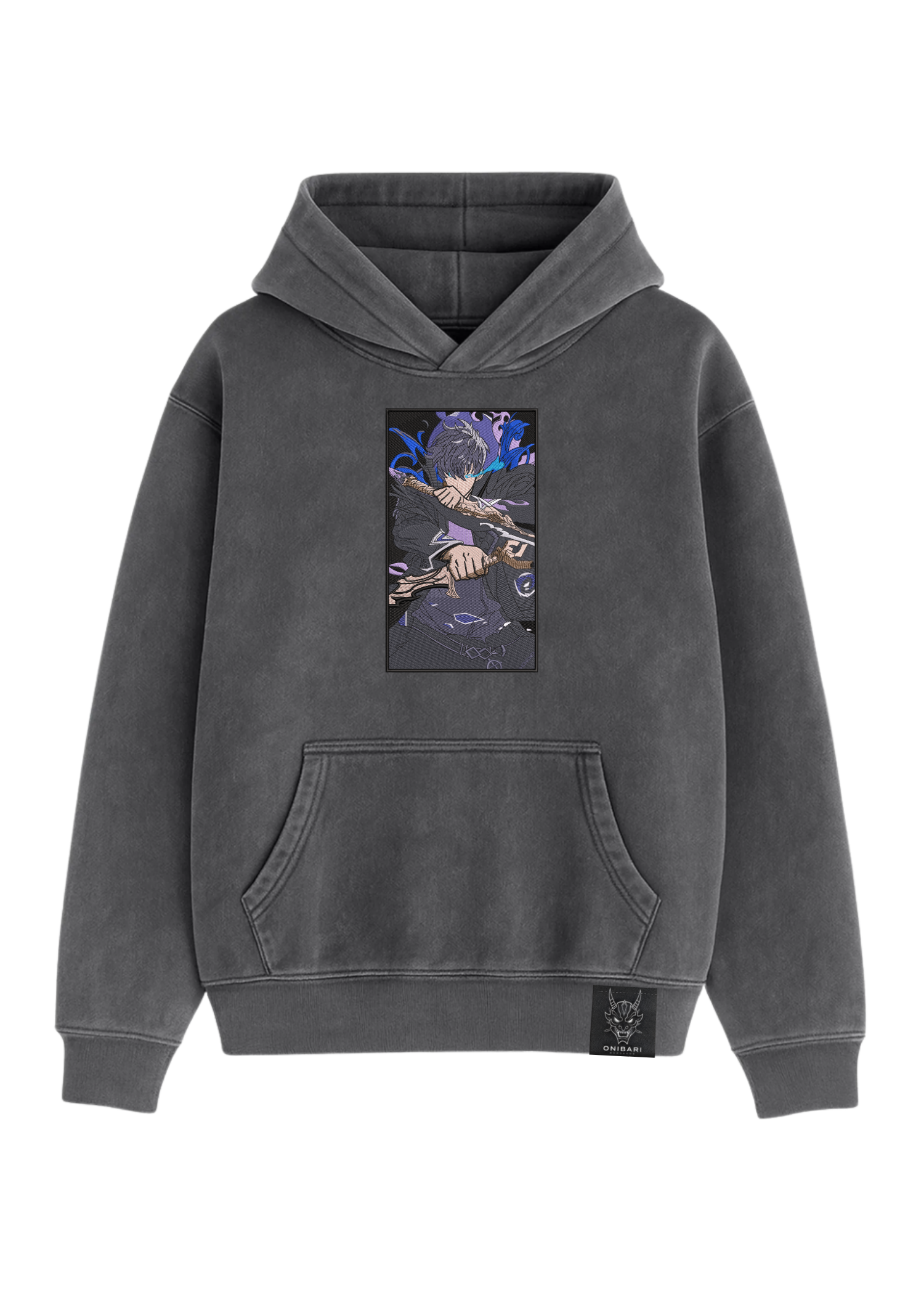 Hoodie Solo Leveling Sung Jin Woo Rectángulo