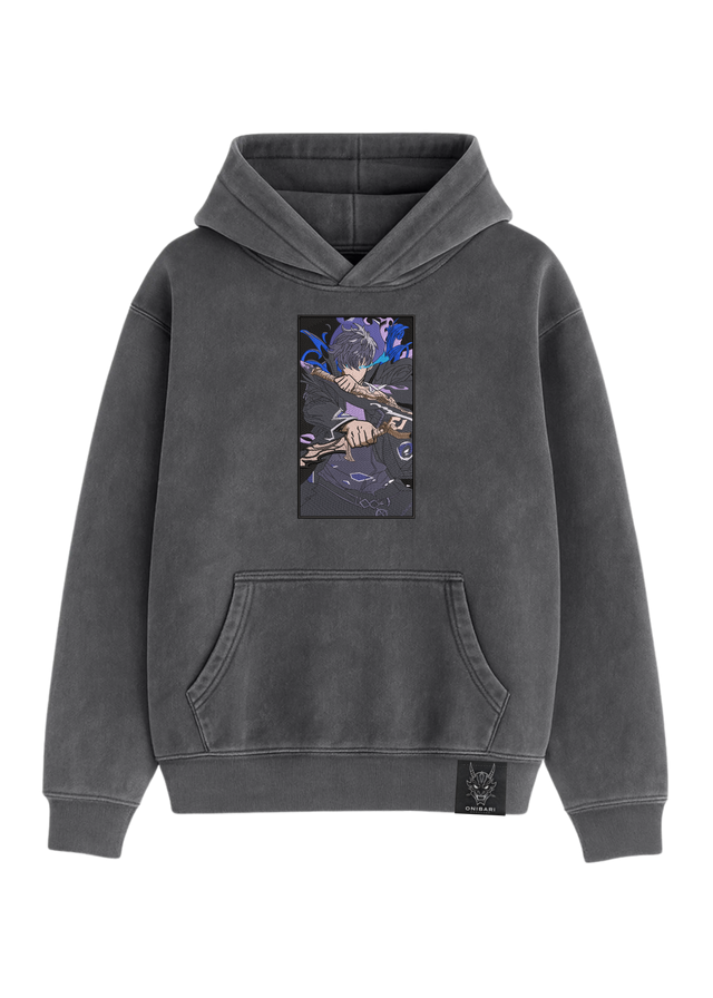 Hoodie Solo Leveling Sung Jin Woo Rectángulo