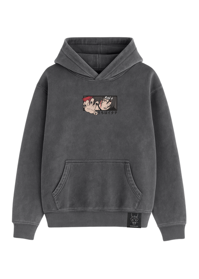 Hoodie Itachi Uchiha Amaterasu Recuadro