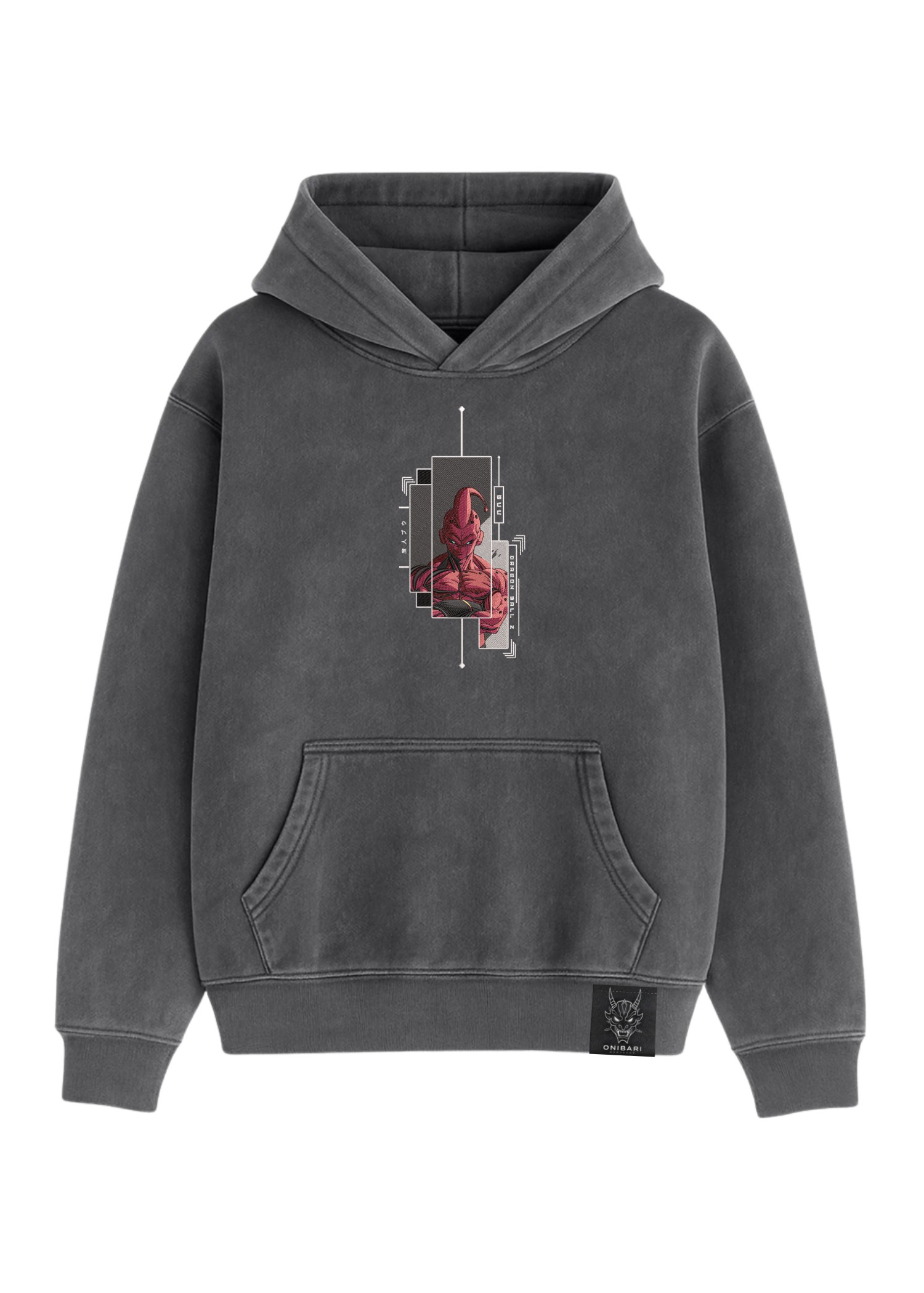 Hoodie Majin Buu Recuadros