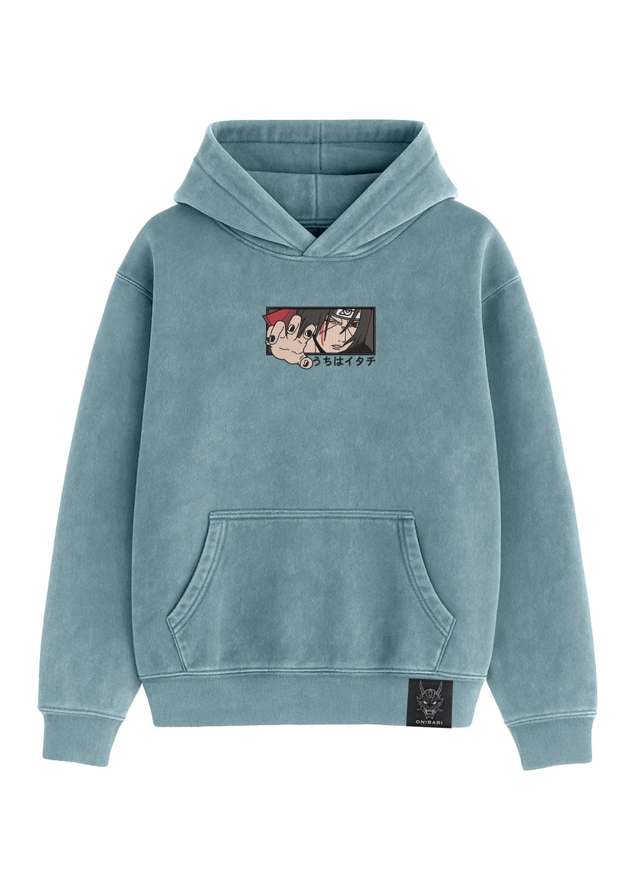 Hoodie Itachi Uchiha Amaterasu Recuadro