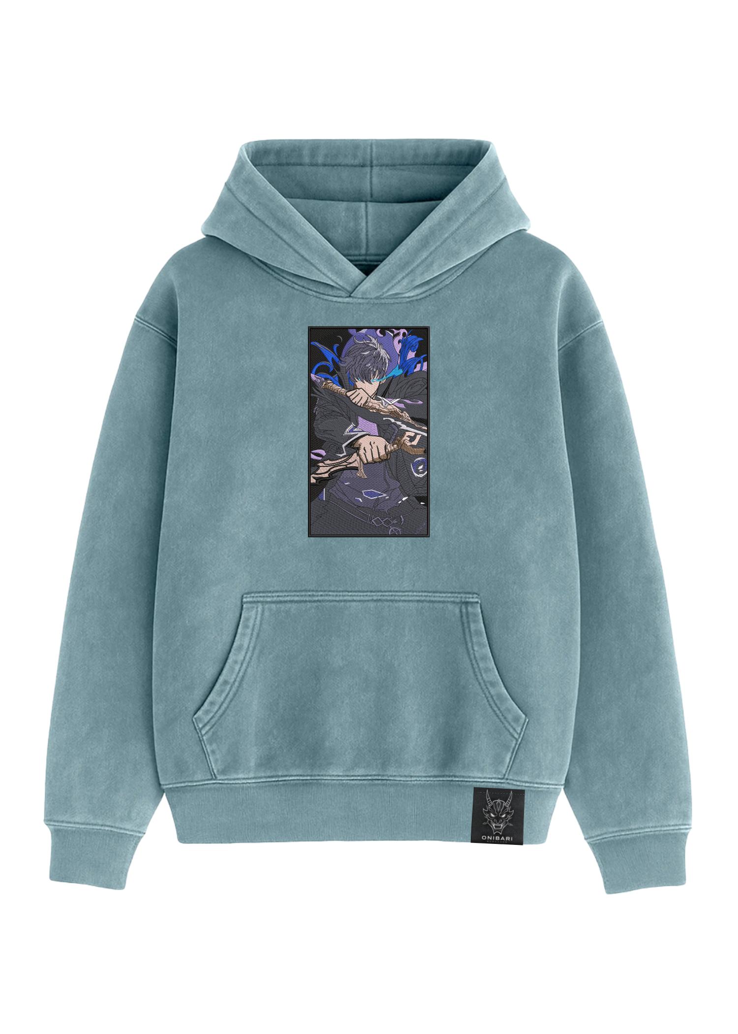 Hoodie Solo Leveling Sung Jin Woo Rectángulo