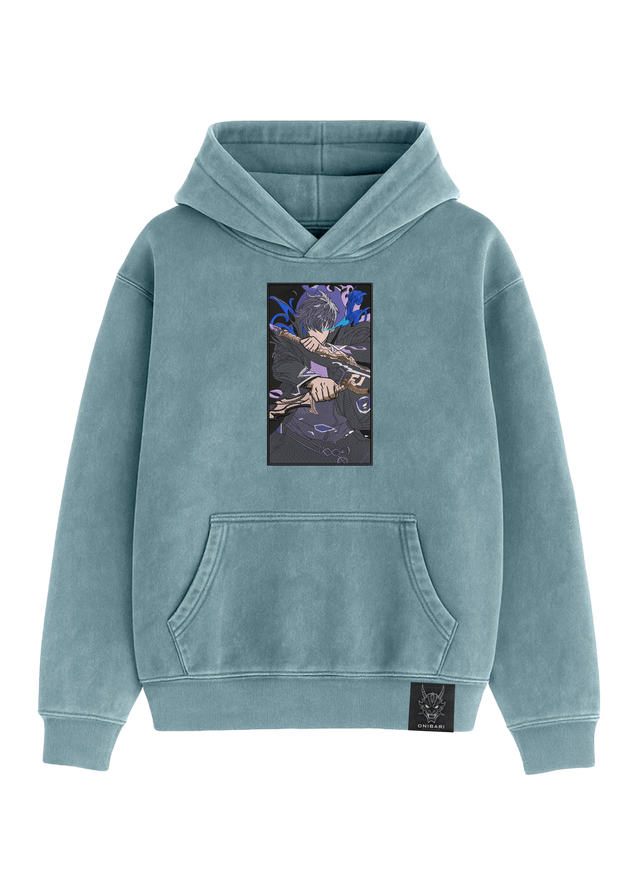 Hoodie Solo Leveling Sung Jin Woo Rectángulo