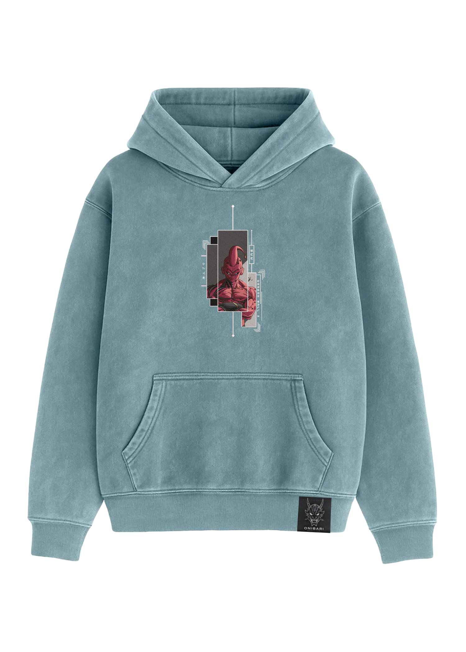 Hoodie Majin Buu Recuadros