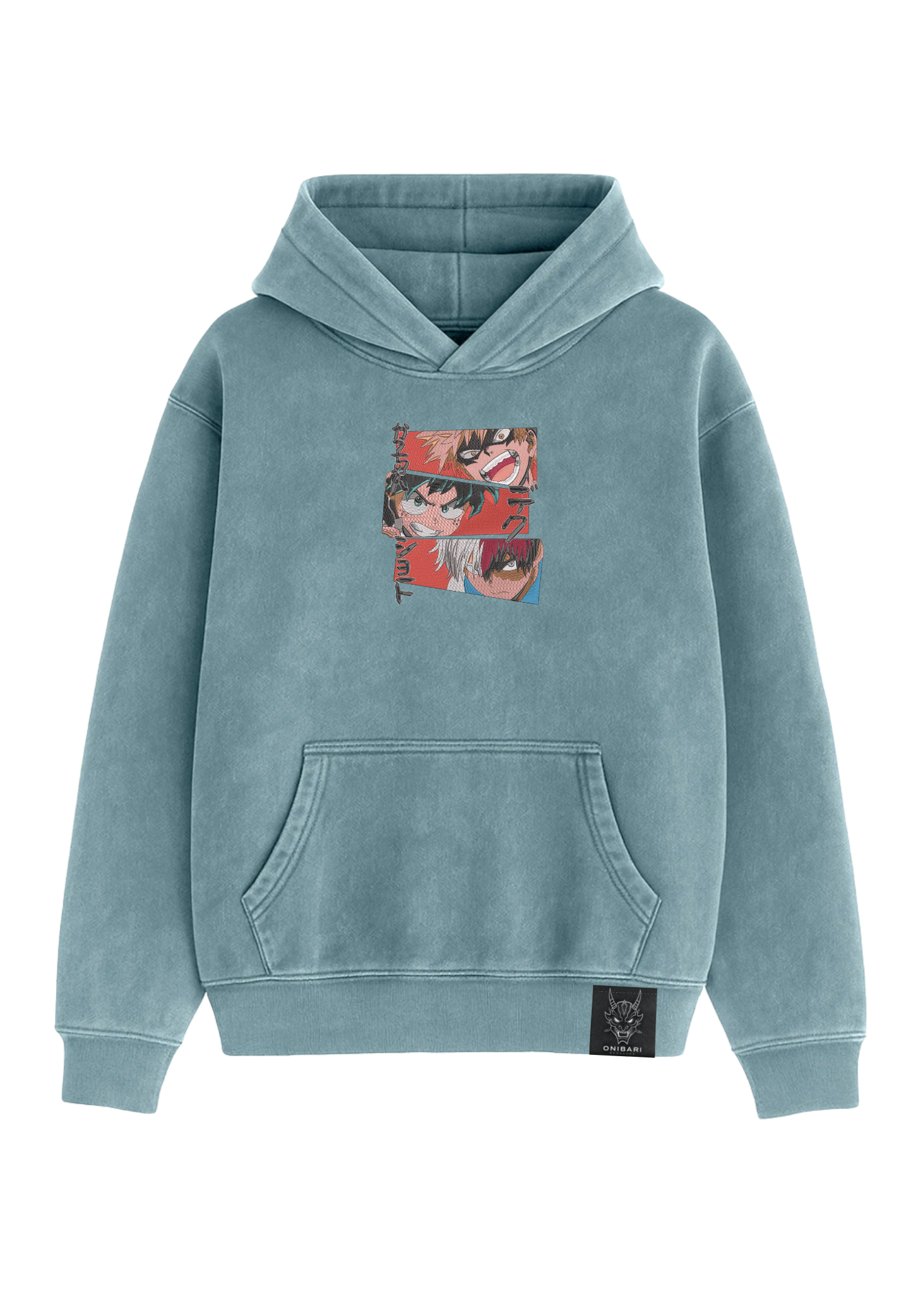 Hoodie Midoriya, Bakugo & Todoroki