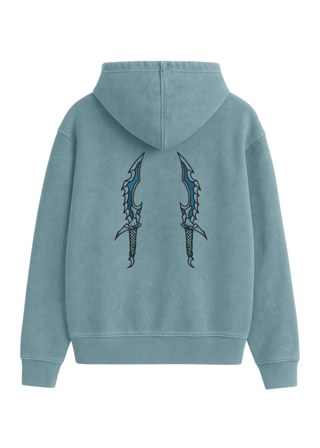 Hoodie Solo Leveling Sung Jin Woo Ojos Y Dagas