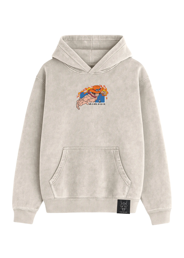 Hoodie Portgas D. Ace Puño De Fuego