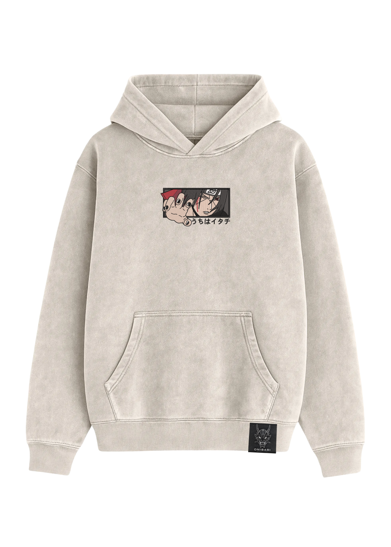 Hoodie Itachi Uchiha Amaterasu Recuadro