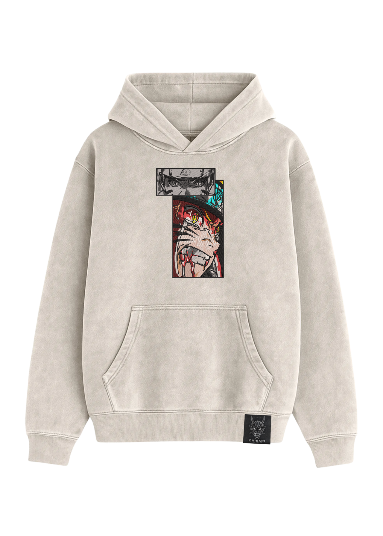 Hoodie Naruto Recuadros