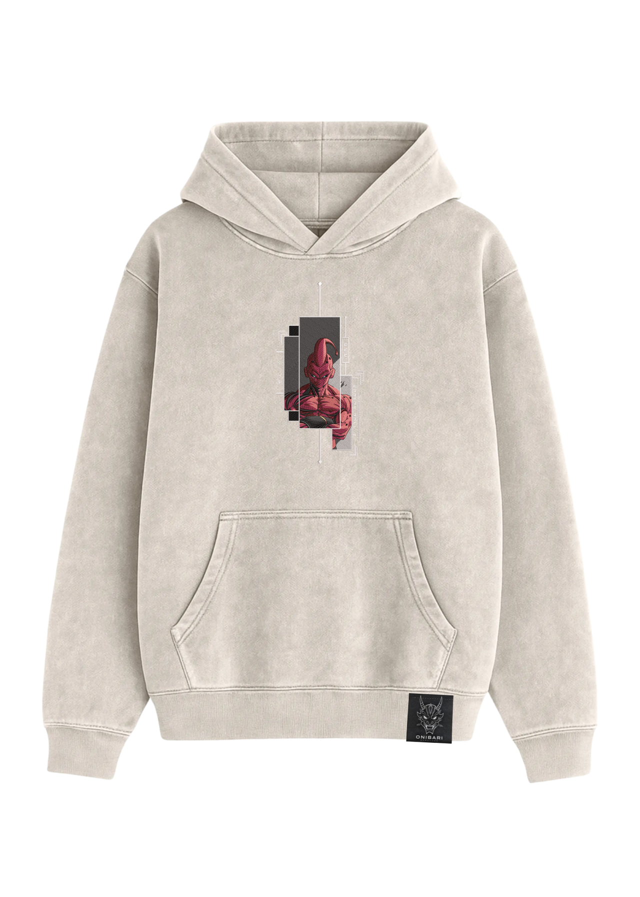 Hoodie Majin Buu Recuadros